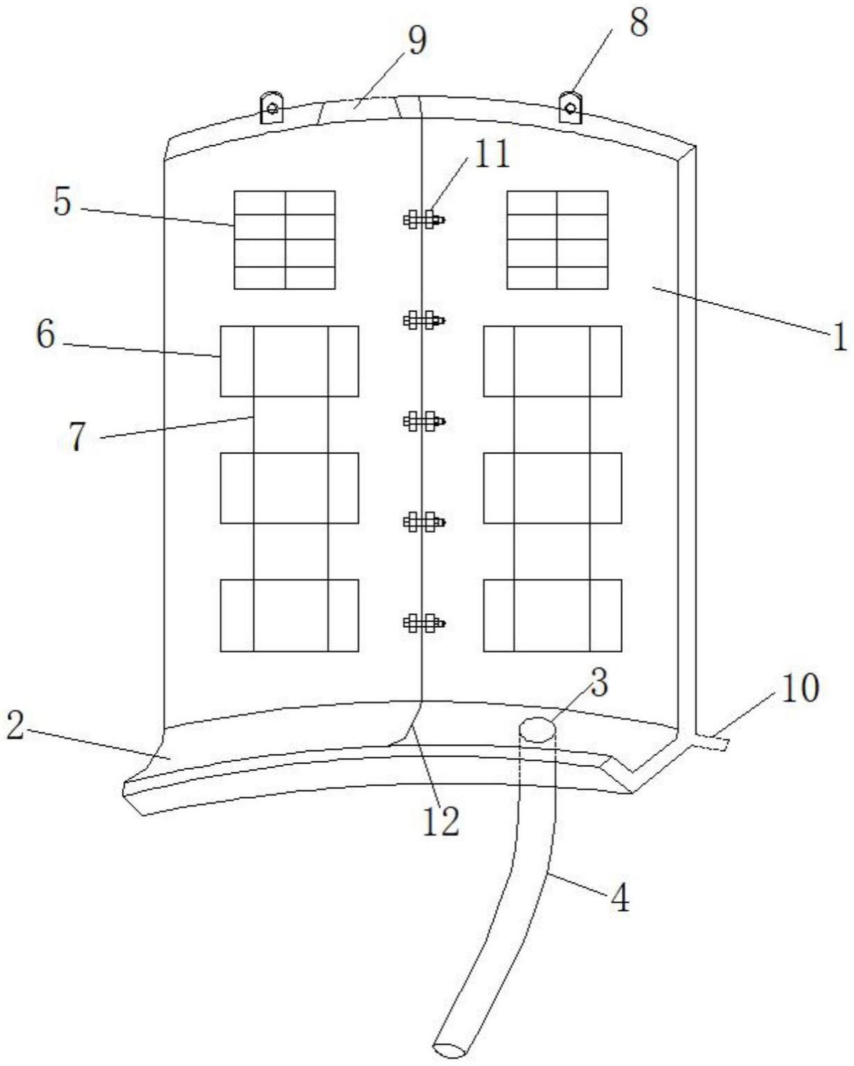 可引水及减少漏料的竖井衬砌模板的制作方法