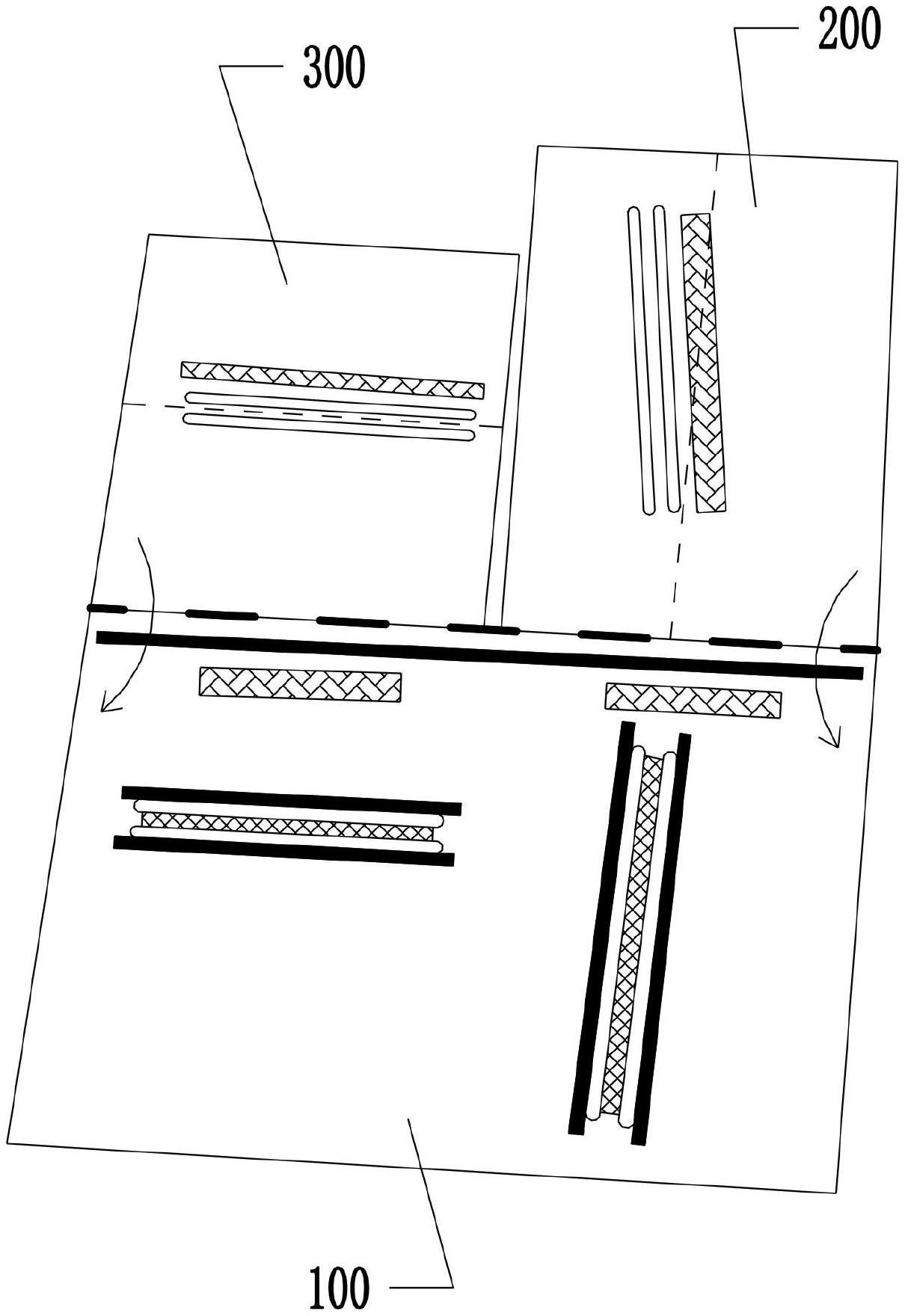 一种裤子口袋一体缝制模板的制作方法