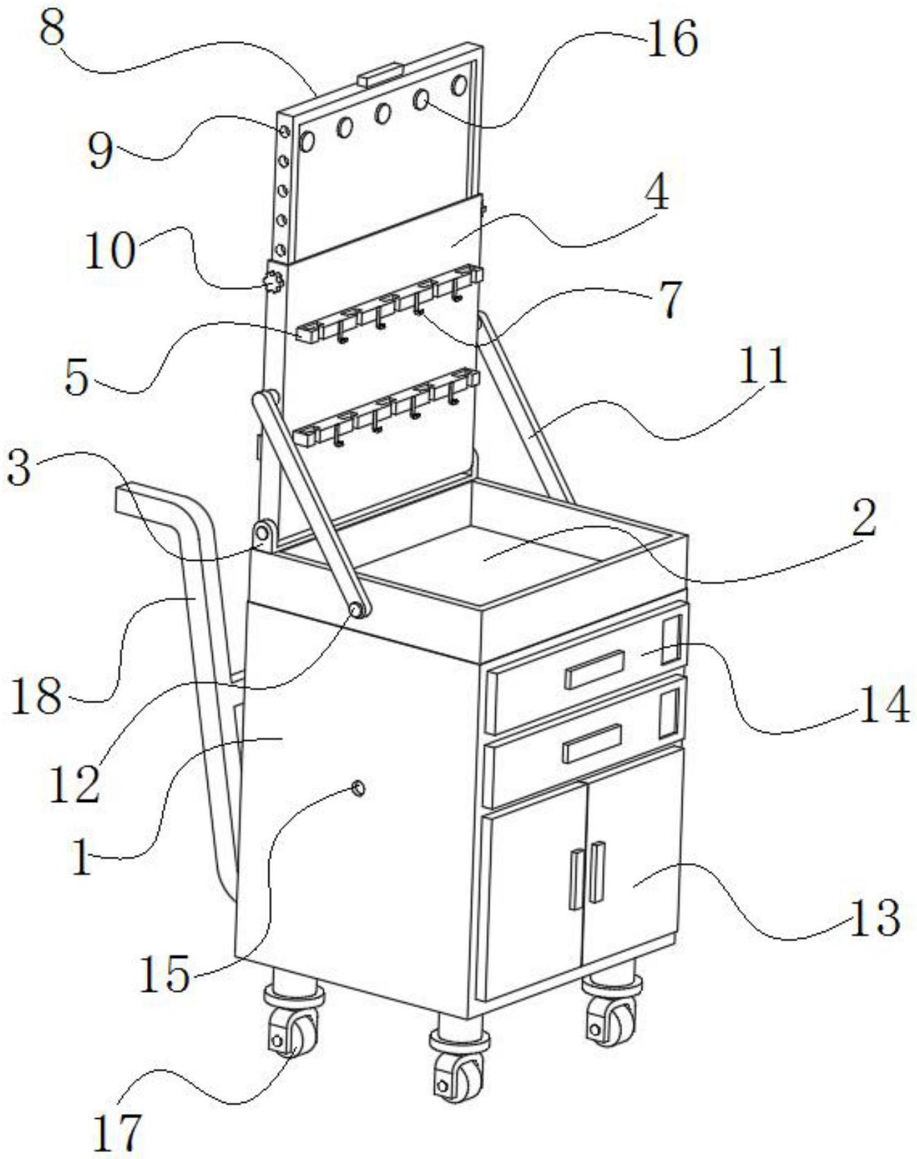 一种机械加工用工具架的制作方法