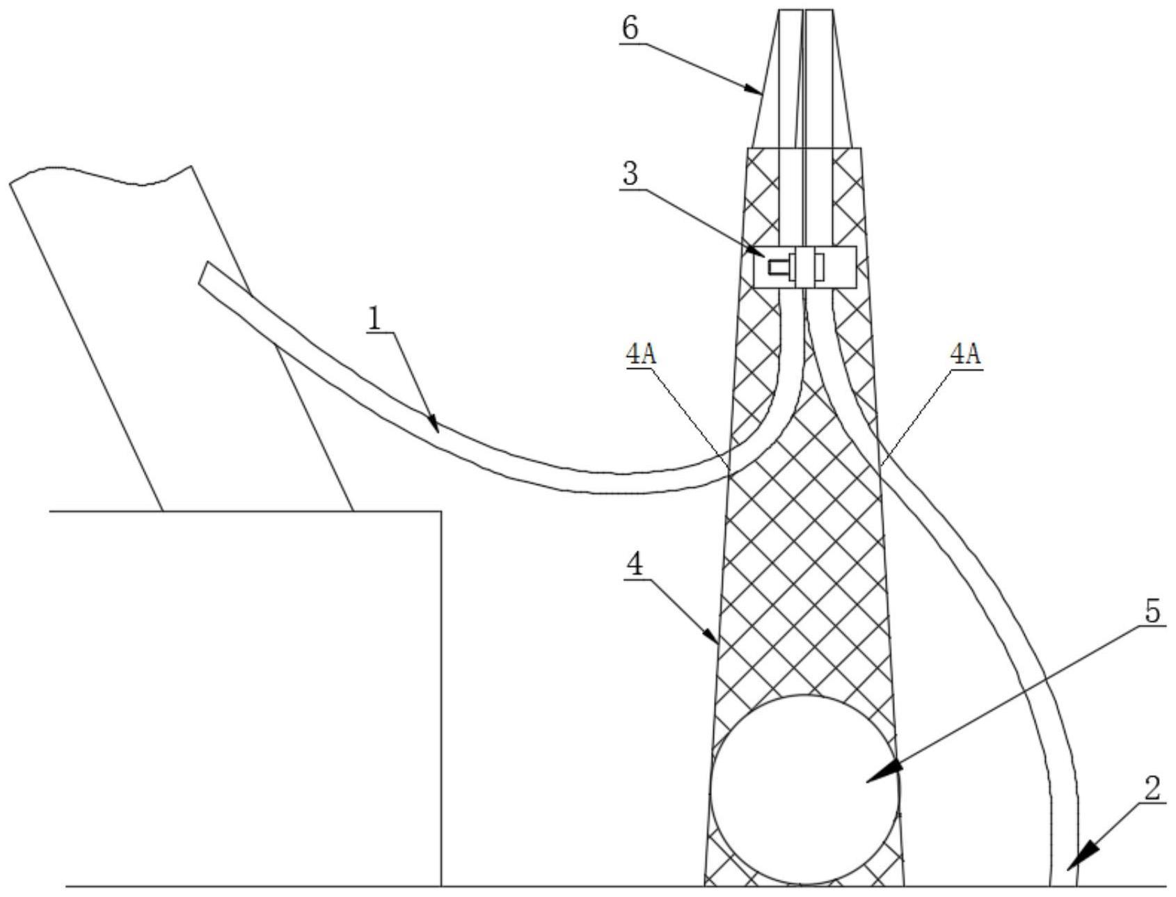 一种野外配合输电杆塔的综合防洪指示装置的制作方法