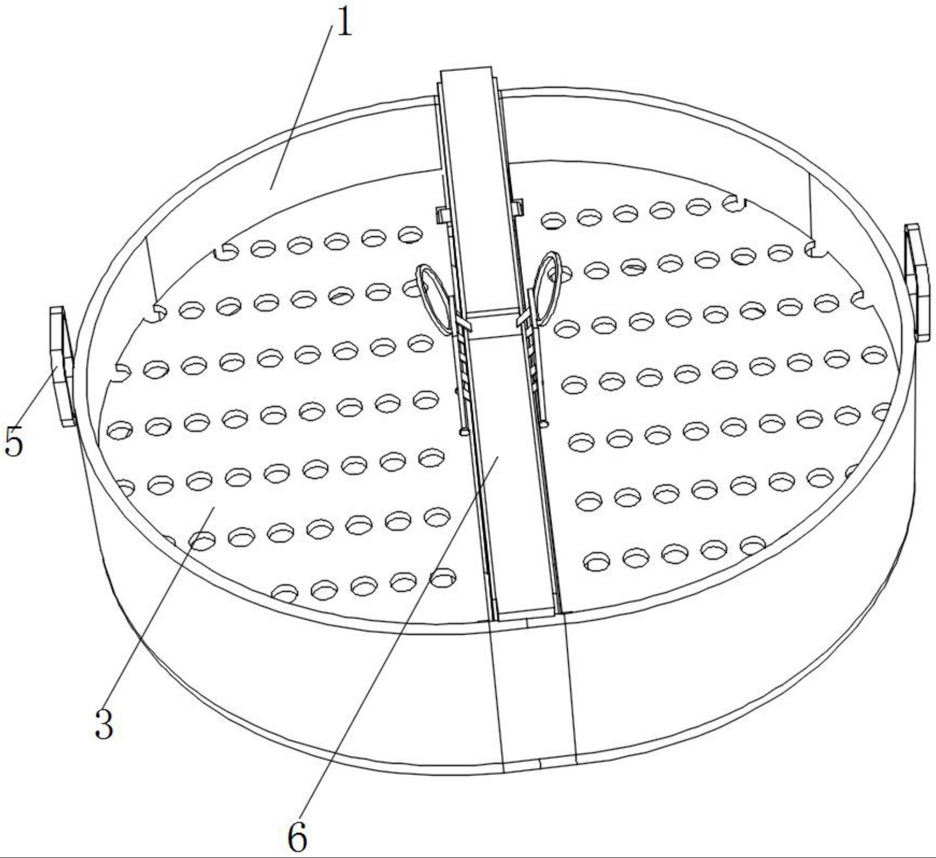 一种可调式鸳鸯锅结构的制作方法