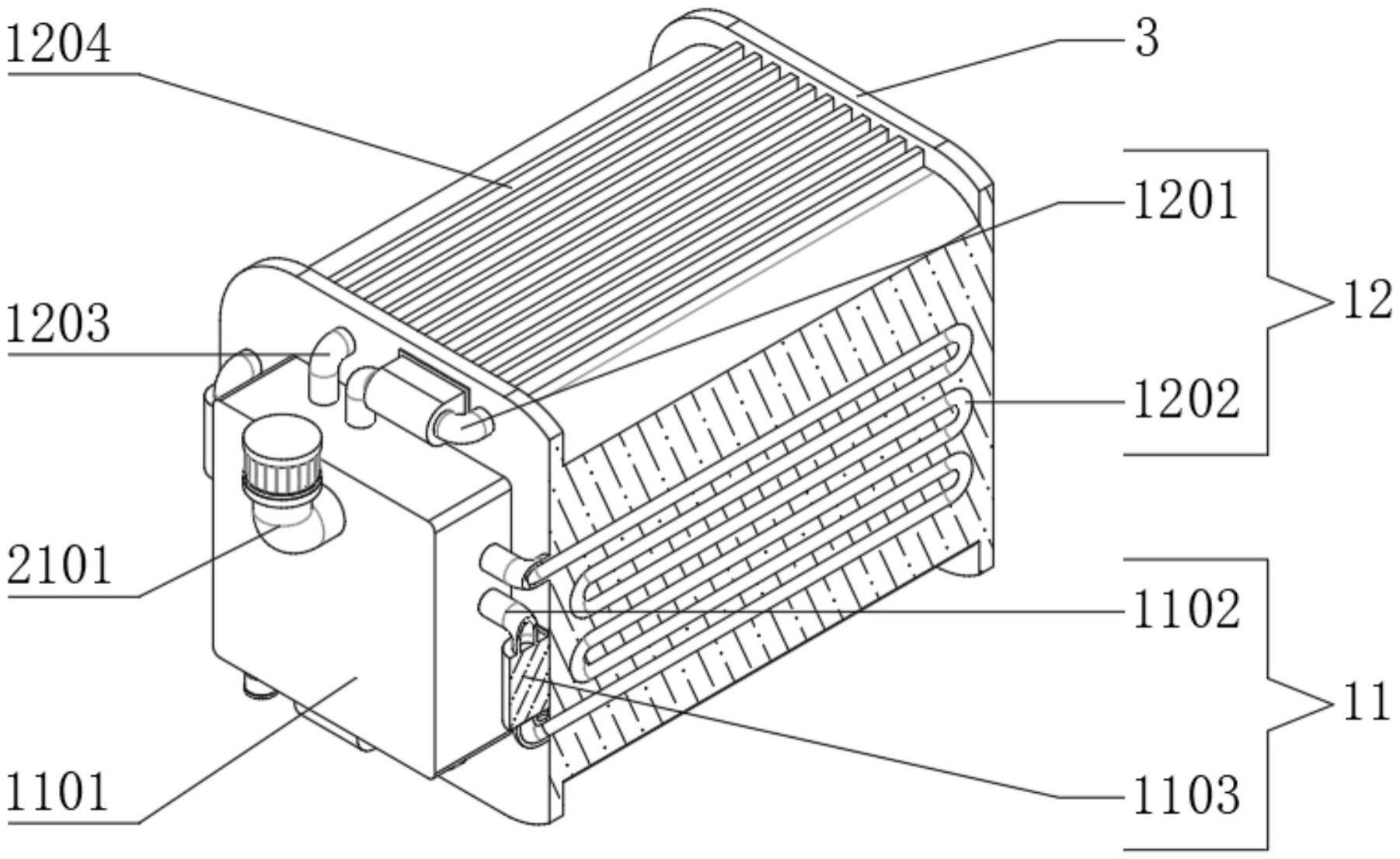 一种可避免温度过高的凹槽油泵用直流电机外壳装置的制作方法