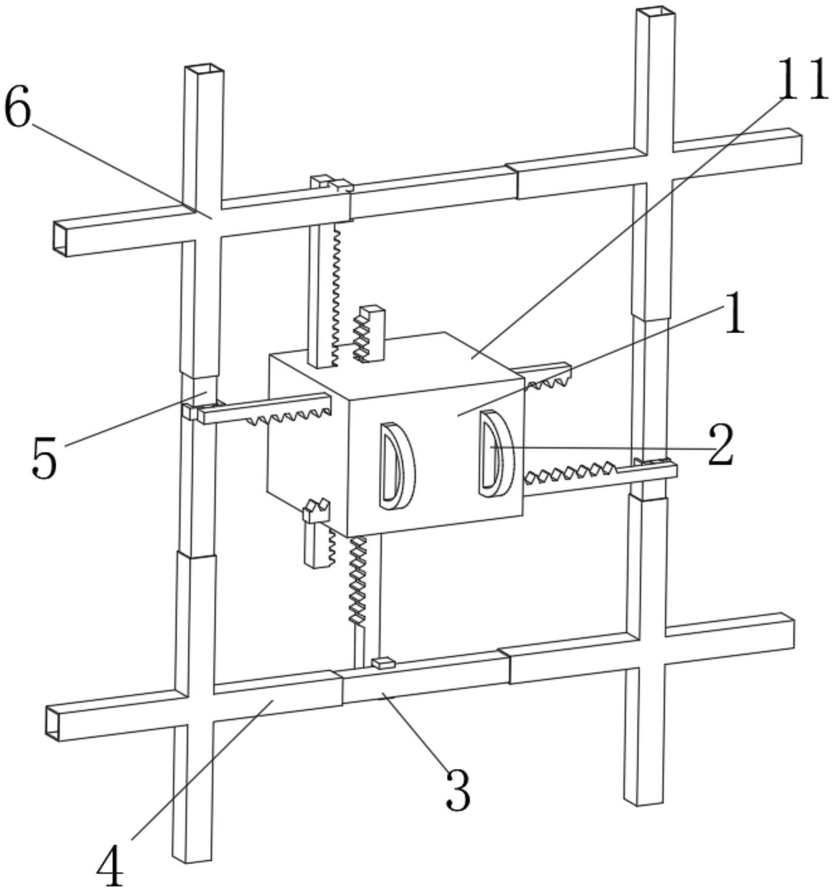 一种建筑幕墙用可微调连接架的制作方法