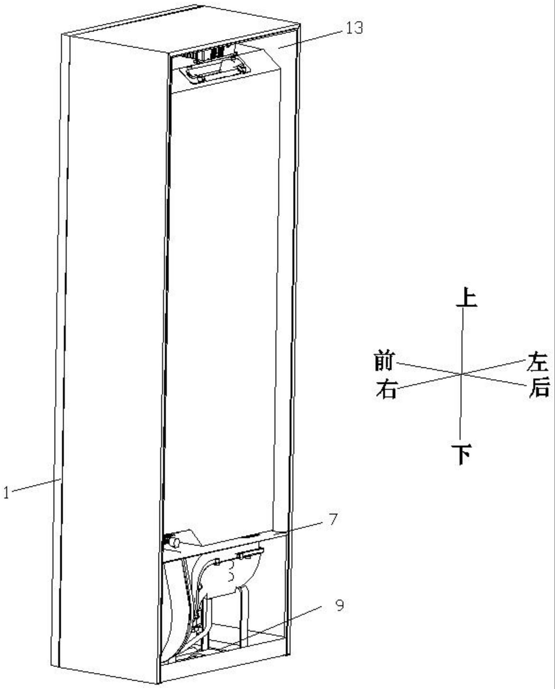 一种衣物护理机的安装结构及具有其的衣物护理机的制作方法