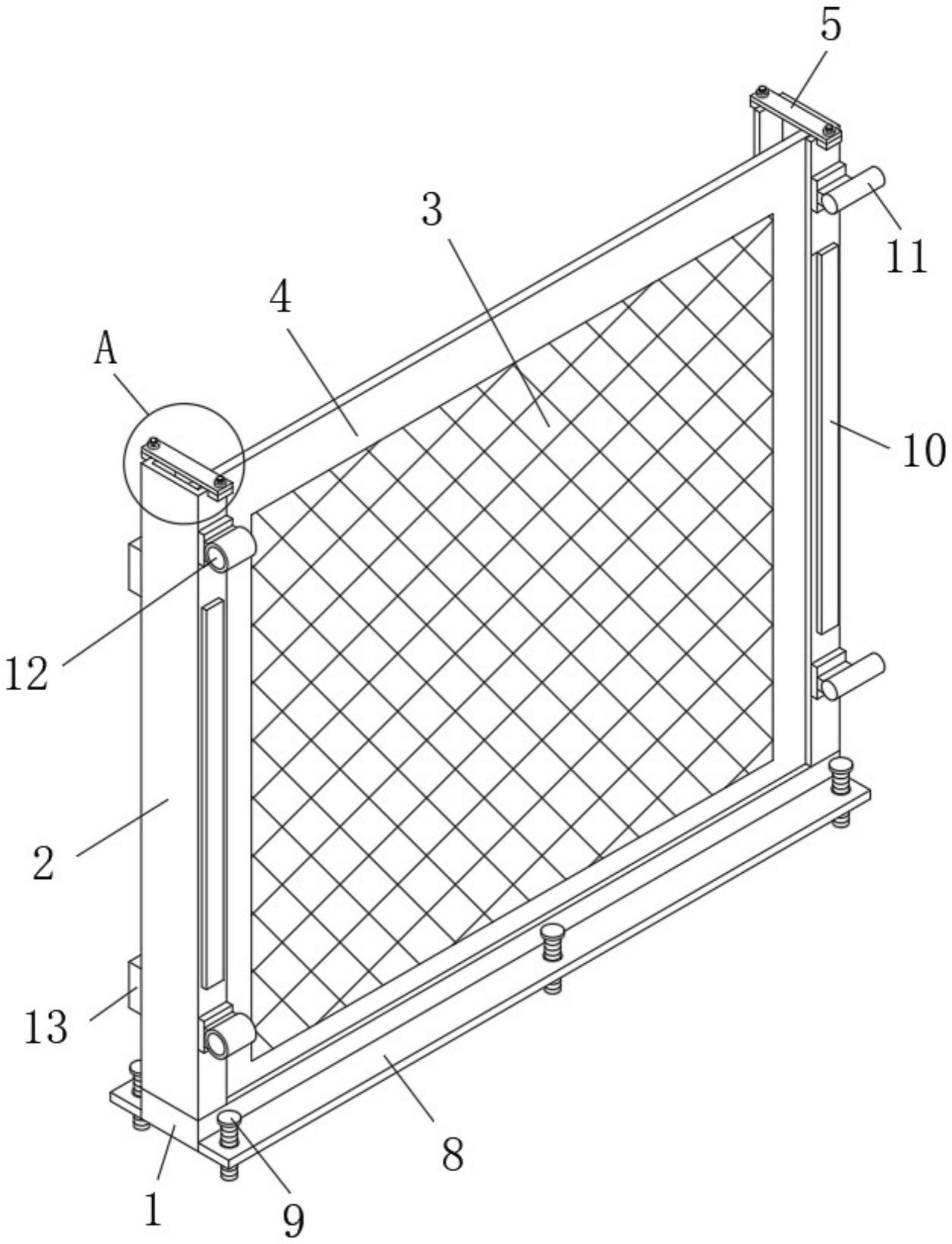 一种建筑工程防护网的制作方法