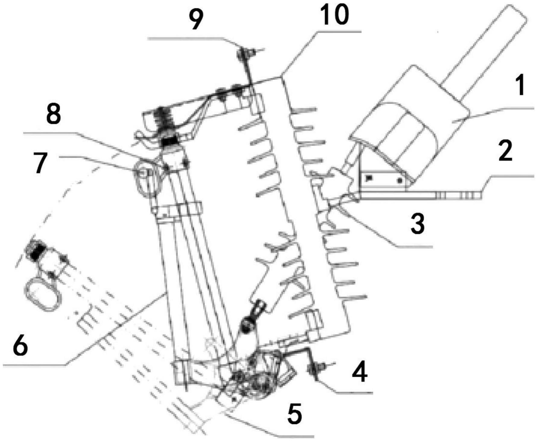 一种电动分闸钩与摇臂的抗震结构及电动跌落式熔断器的制作方法