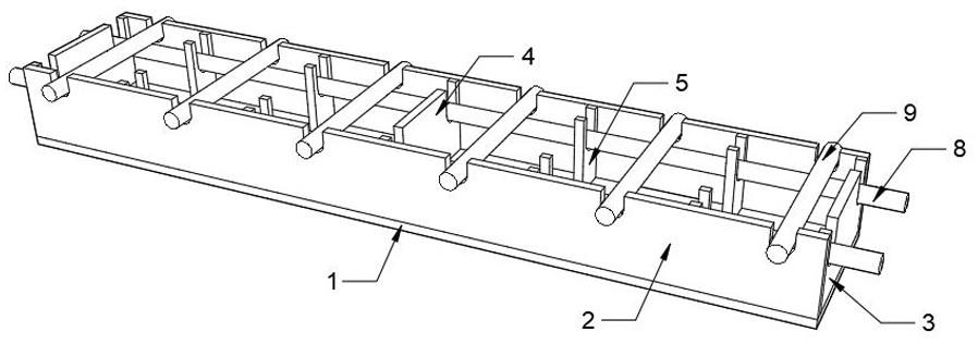 一种加工T梁预应力管道定位钢筋网片的卡具的制作方法