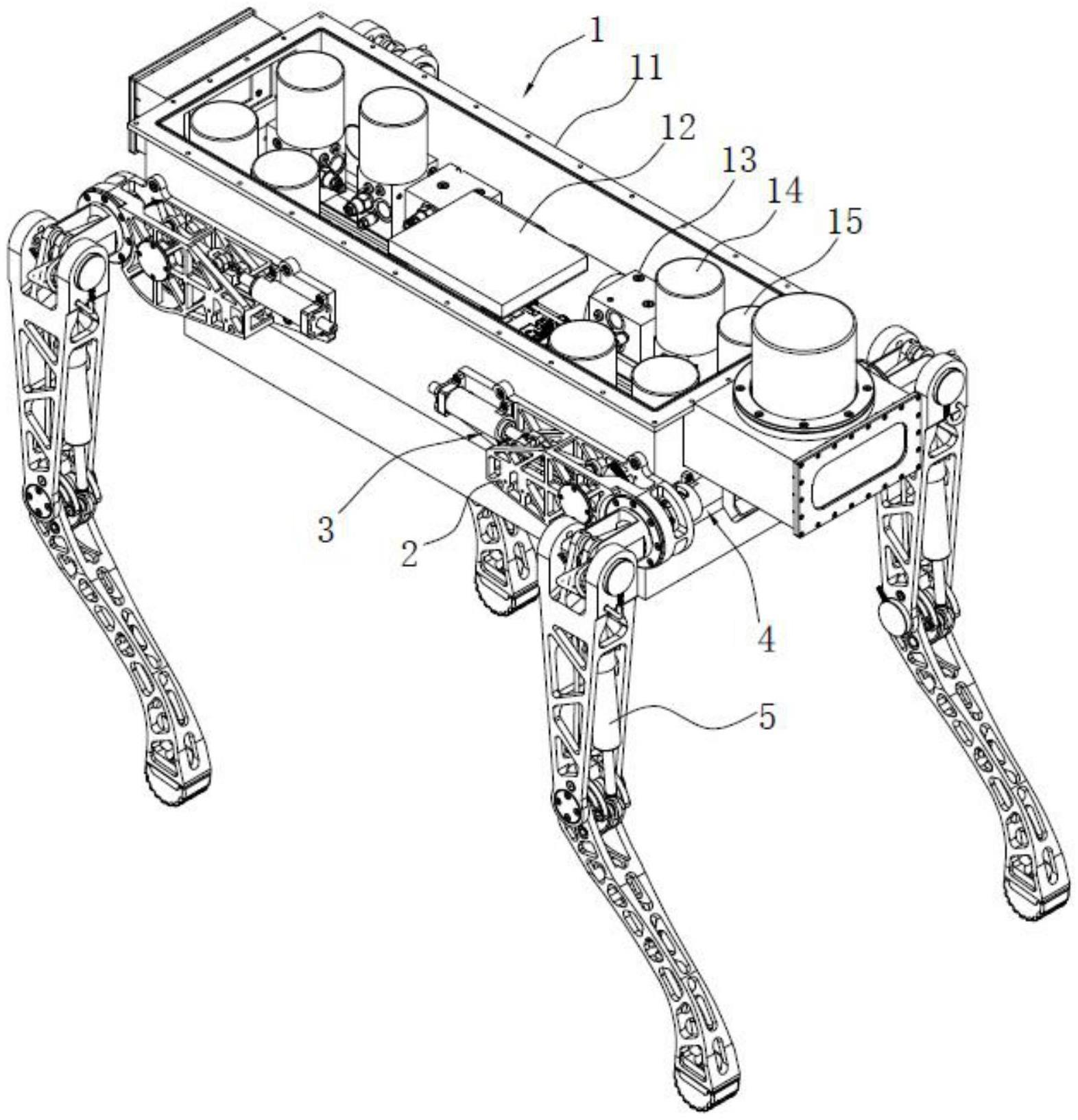 油缸连接结构及液压泵控腿足机器人的制作方法