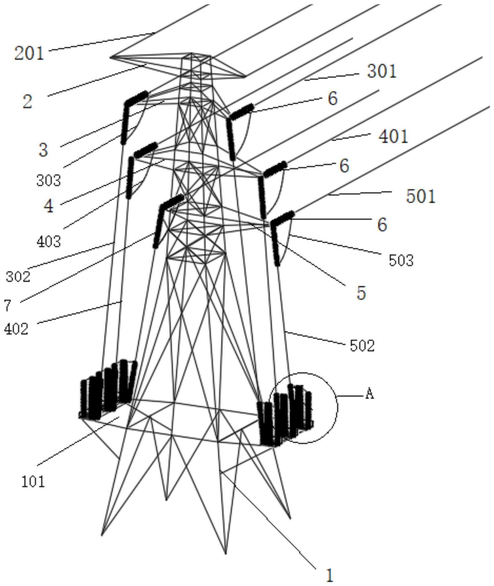 220kV双回路电缆引下结构的制作方法