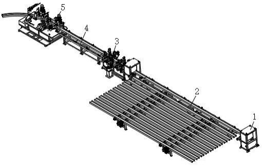 一种型钢拱架自动化连续生产线的制作方法