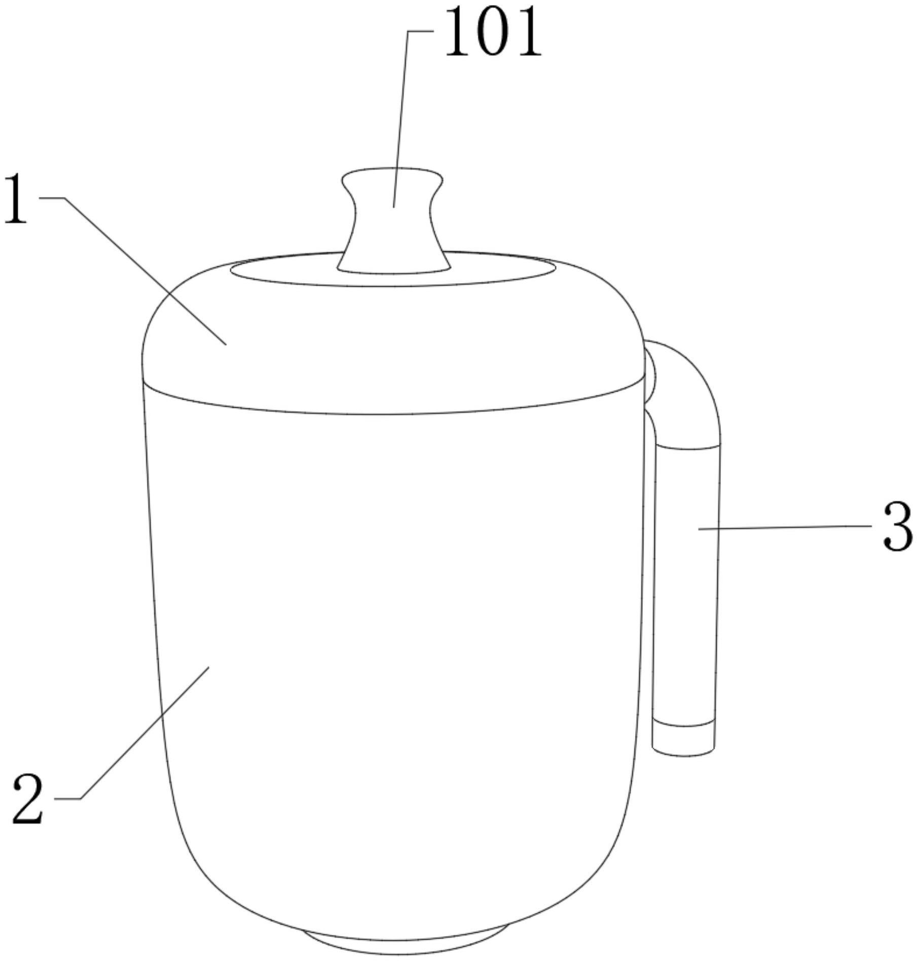 一种带有茶叶过滤结构的陶瓷茶杯的制作方法