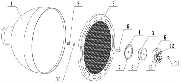 一种外置艾灸式灯头组件、治疗器及医疗设备的制作方法