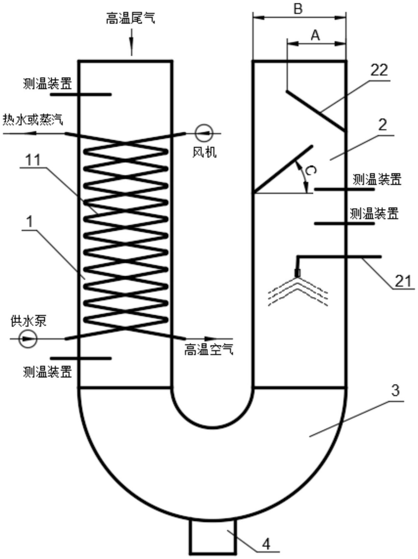 一种用于实验室废液处理的双螺旋多级高效换热系统的制作方法