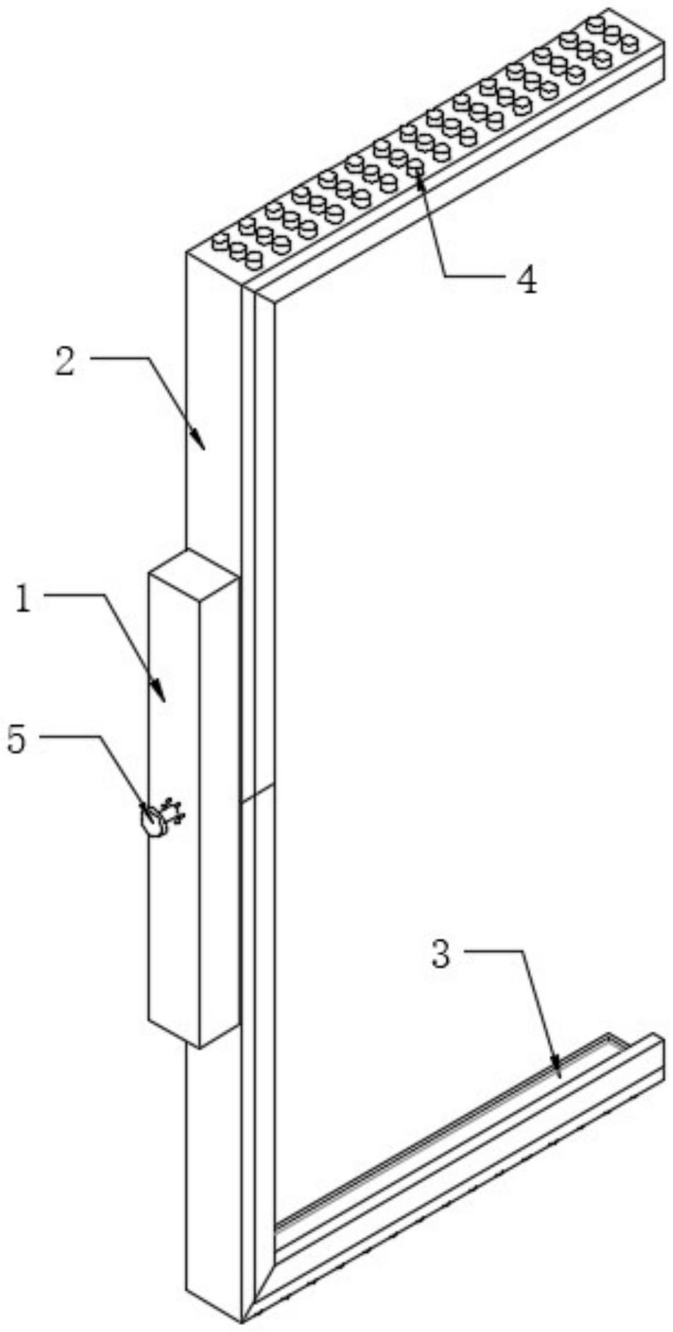 一种冰箱门体边框防变形结构的制作方法