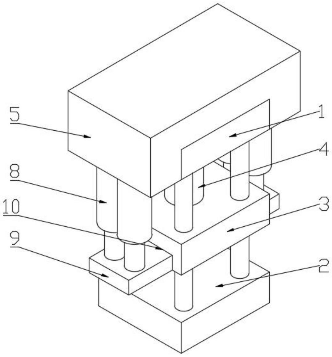 一种四柱液压机用锁紧构件的制作方法