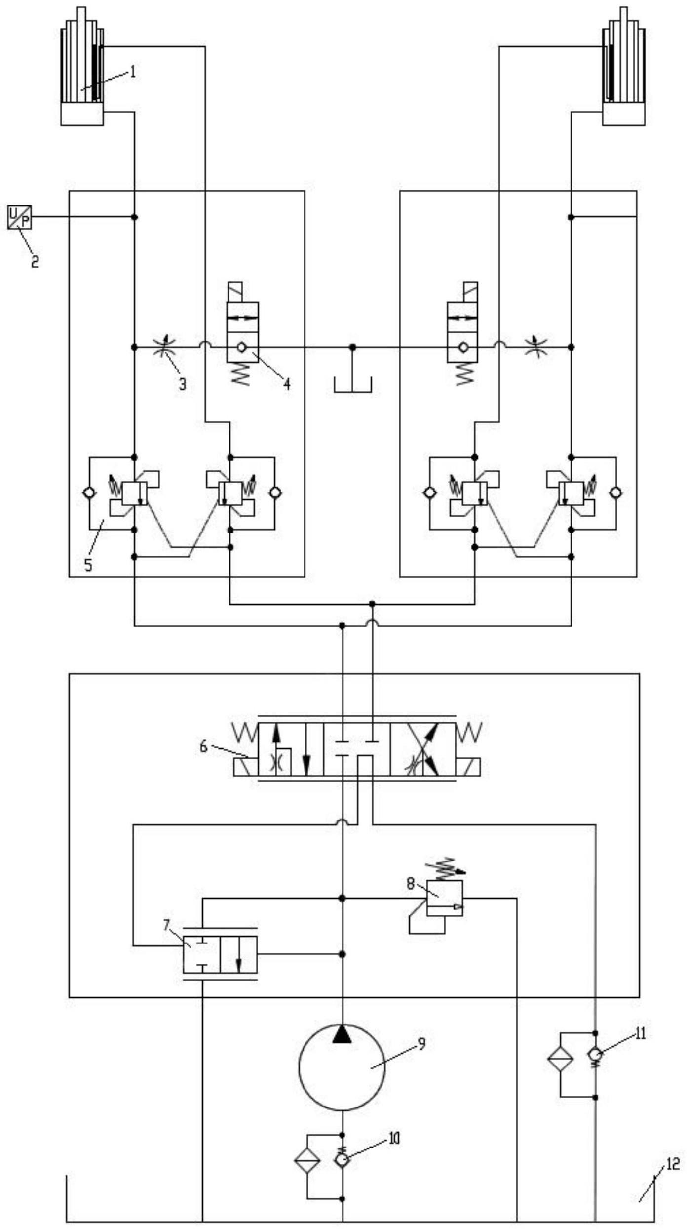 一种多功能举升控制液压系统的制作方法