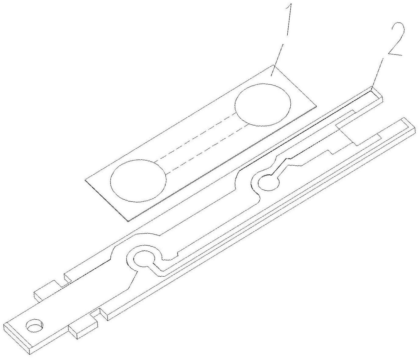 手术电刀用整合式按钮及批量拼板的制作方法