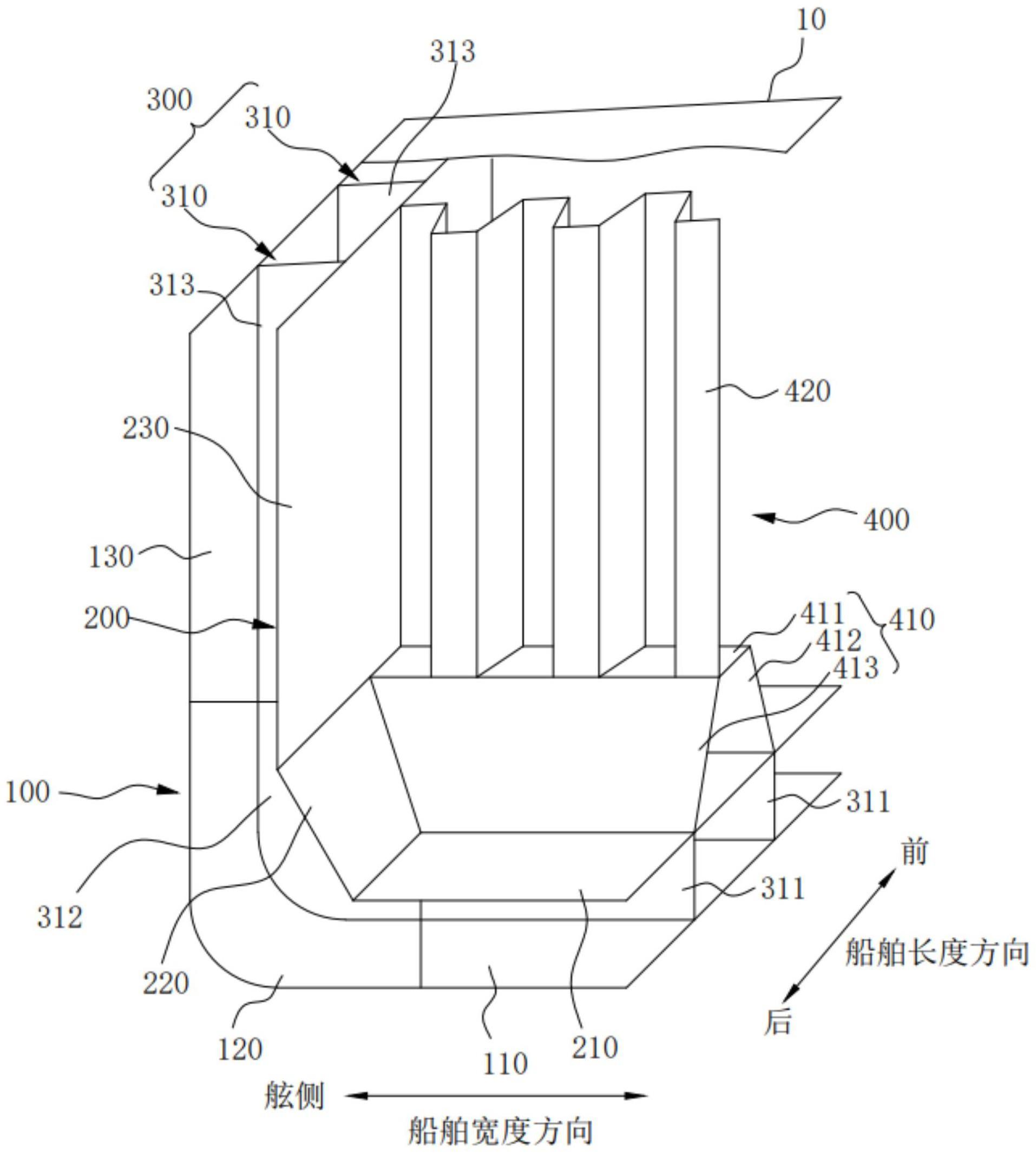 船舱结构及船舶的制作方法