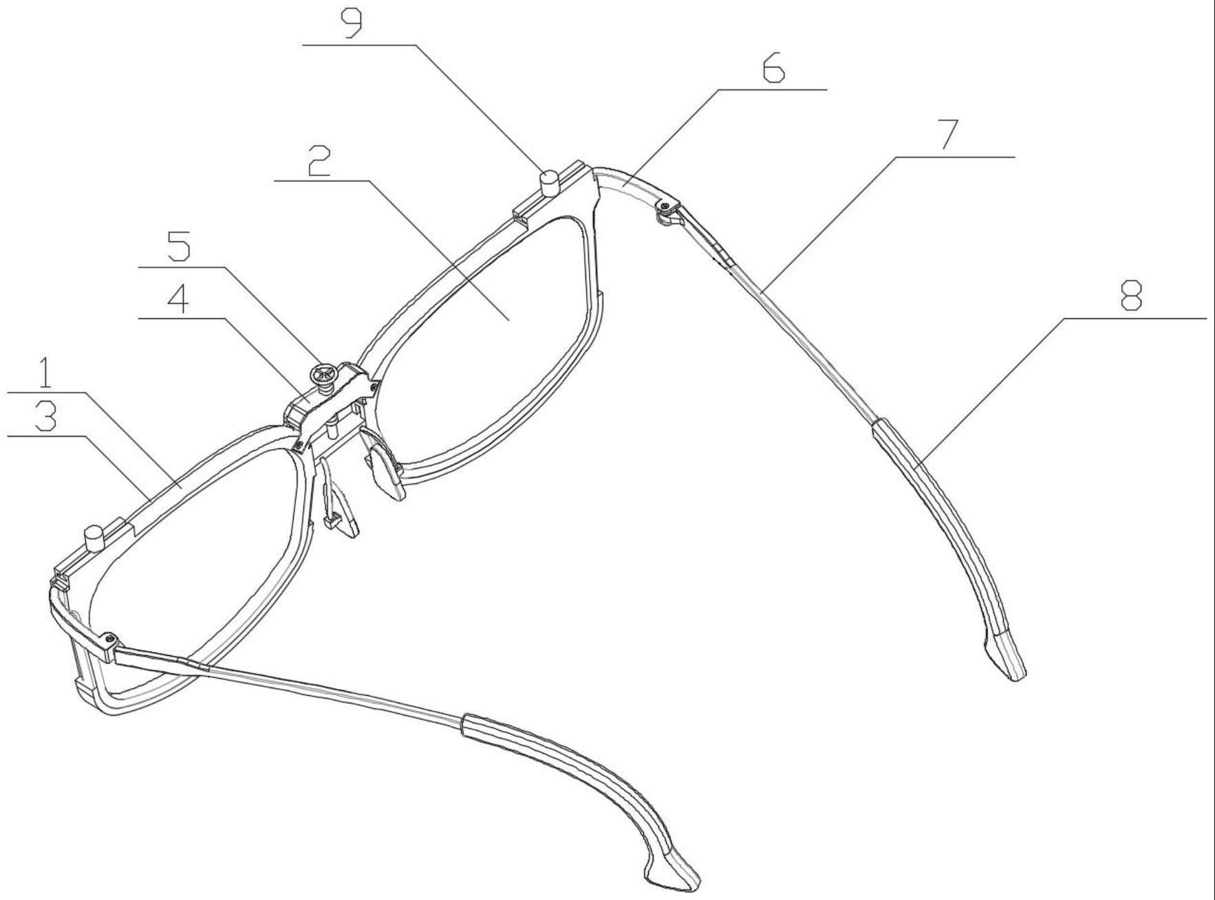 一种可更换眼镜外框的磁石眼镜的制作方法
