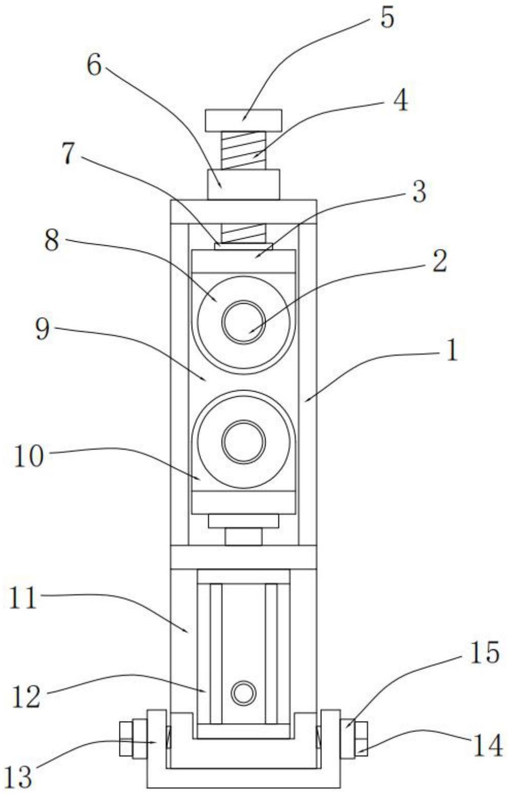 一种铜线传输松紧调节装置的制作方法