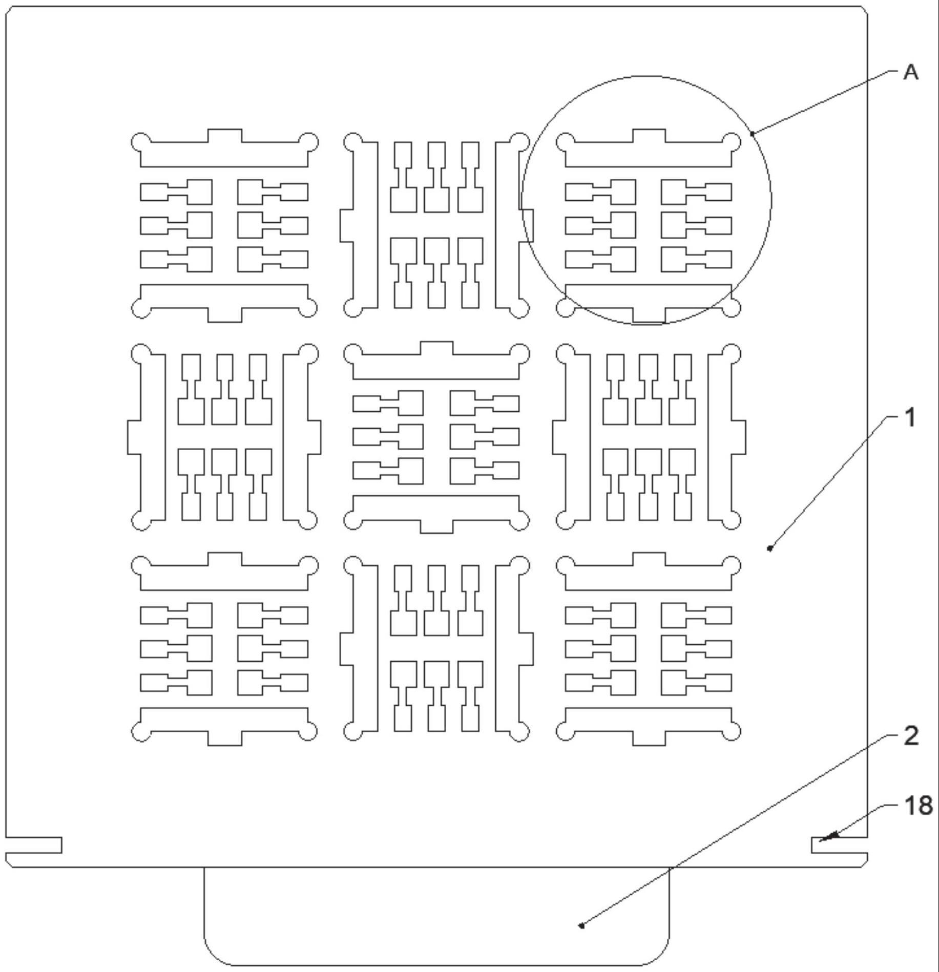 一种适用于钙钛矿太阳能电池镀膜的掩模板的制作方法