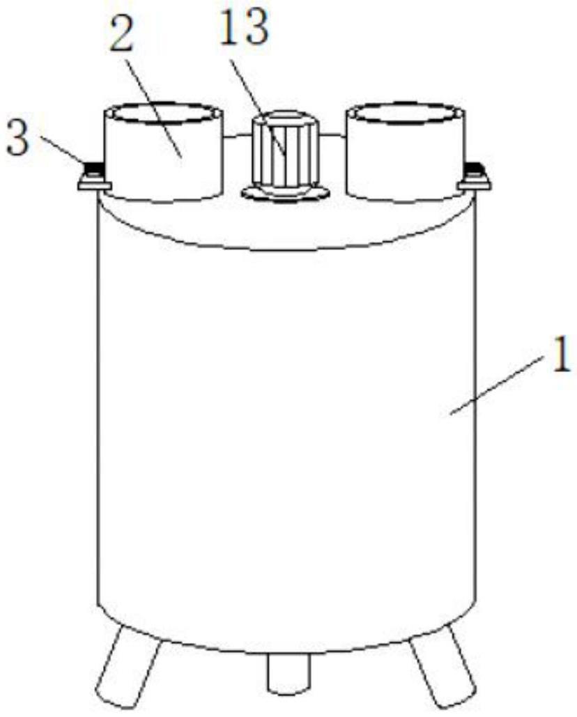 一种用于乙烯焦油原料进料的混合搅拌器的制作方法