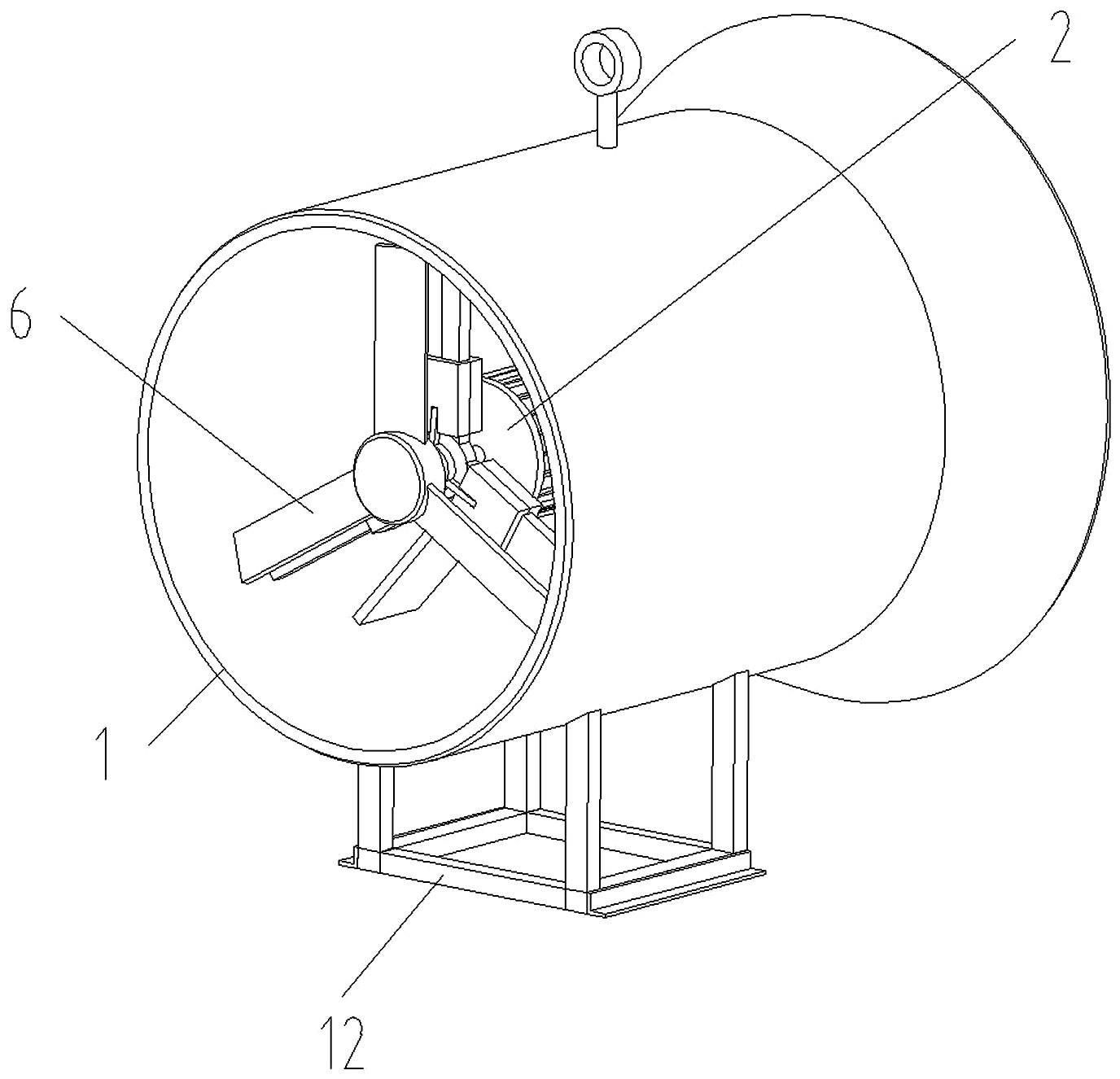 一种叶轮与可承受双向轴向力电机直联的矿用主通风机的制作方法
