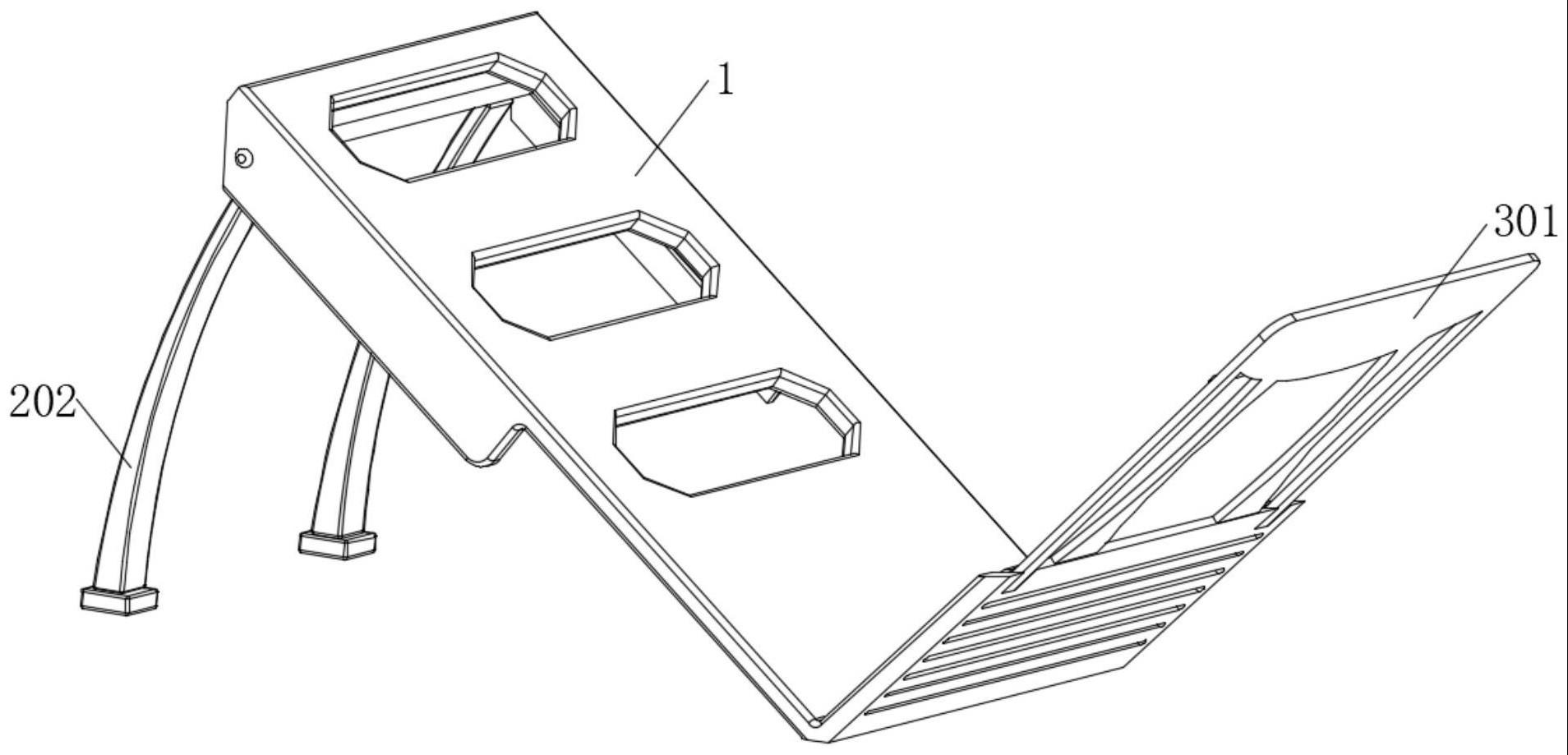 一种机柜垫脚安装辅助支撑装置的制作方法