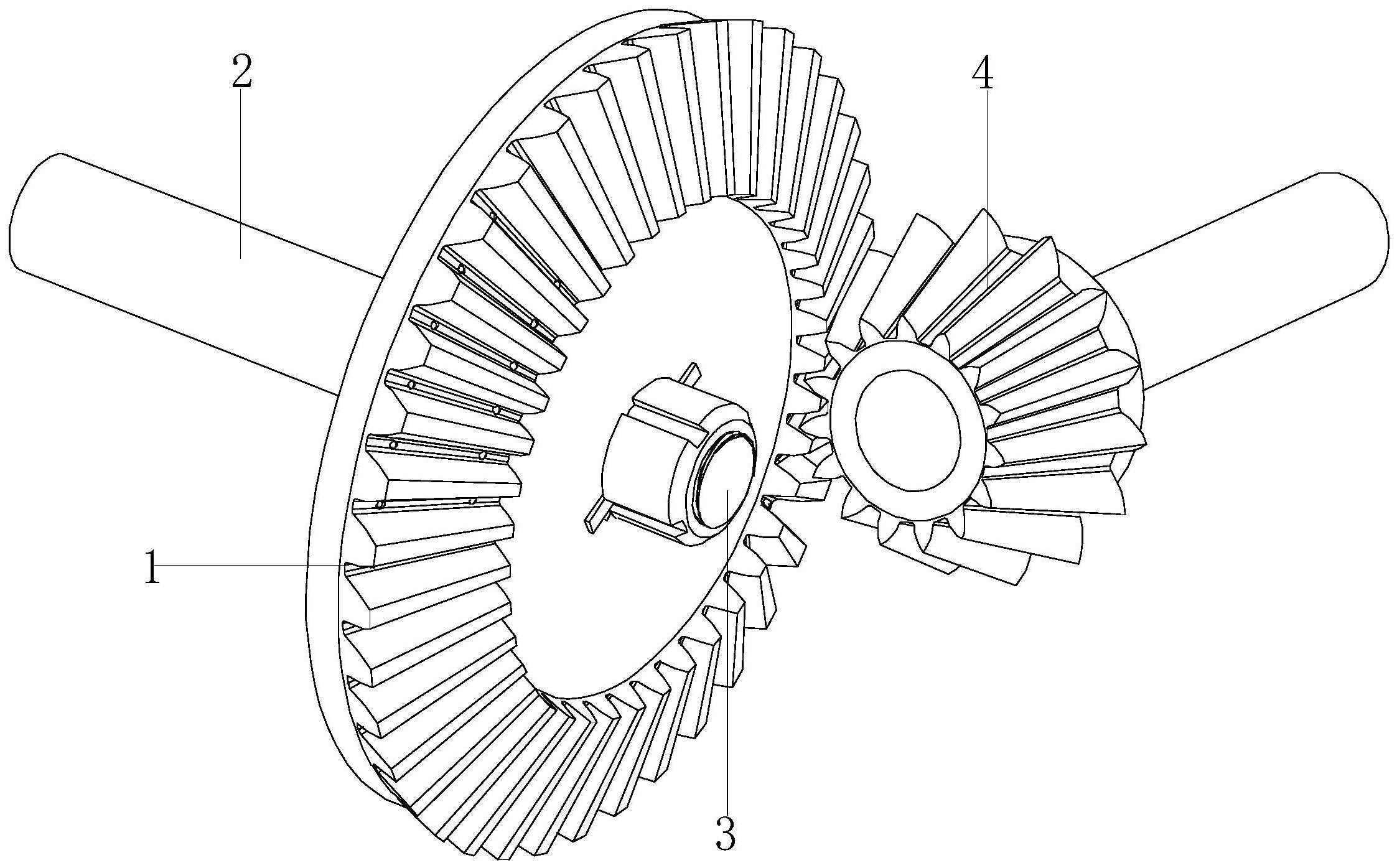 一种汽车螺旋伞齿轮的连接结构的制作方法