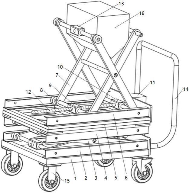 一种可移动的流延模具支撑工装的制作方法