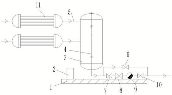 一种用于消除蒸汽换热器管路震动问题的装置的制作方法