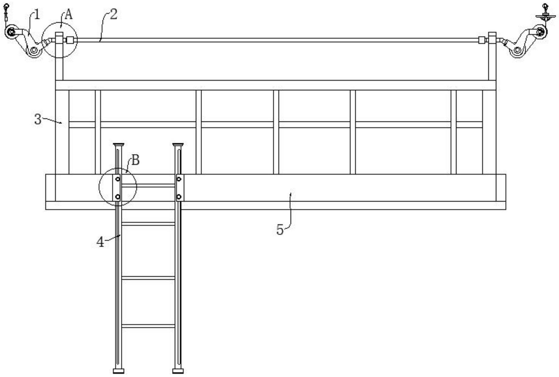 一种安全型建筑施工吊篮的制作方法