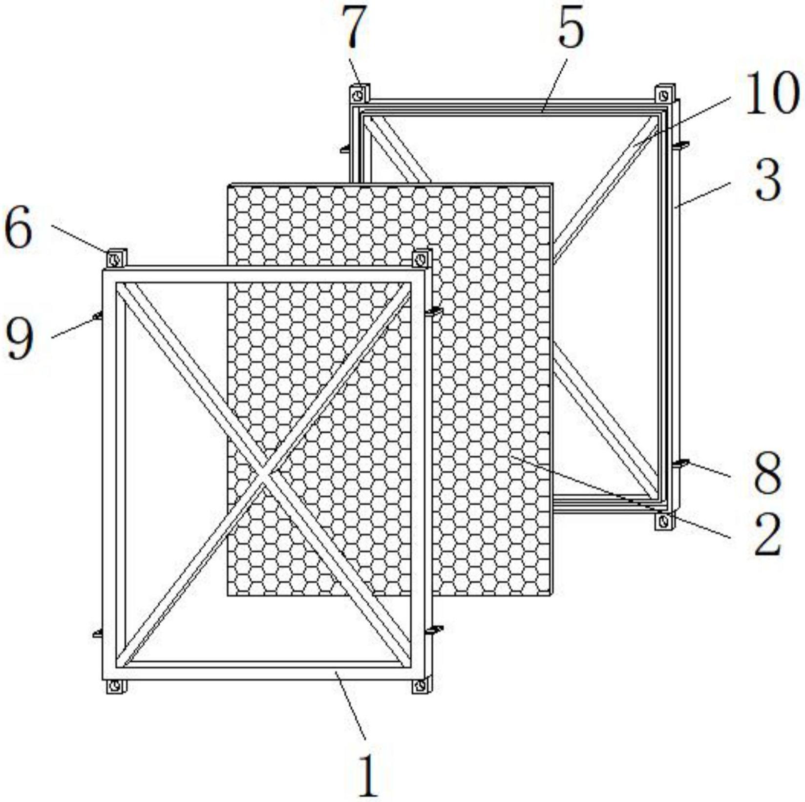 一种金属加工用网片结构的制作方法