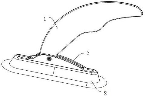 一种桨板用可变尾鳍的制作方法