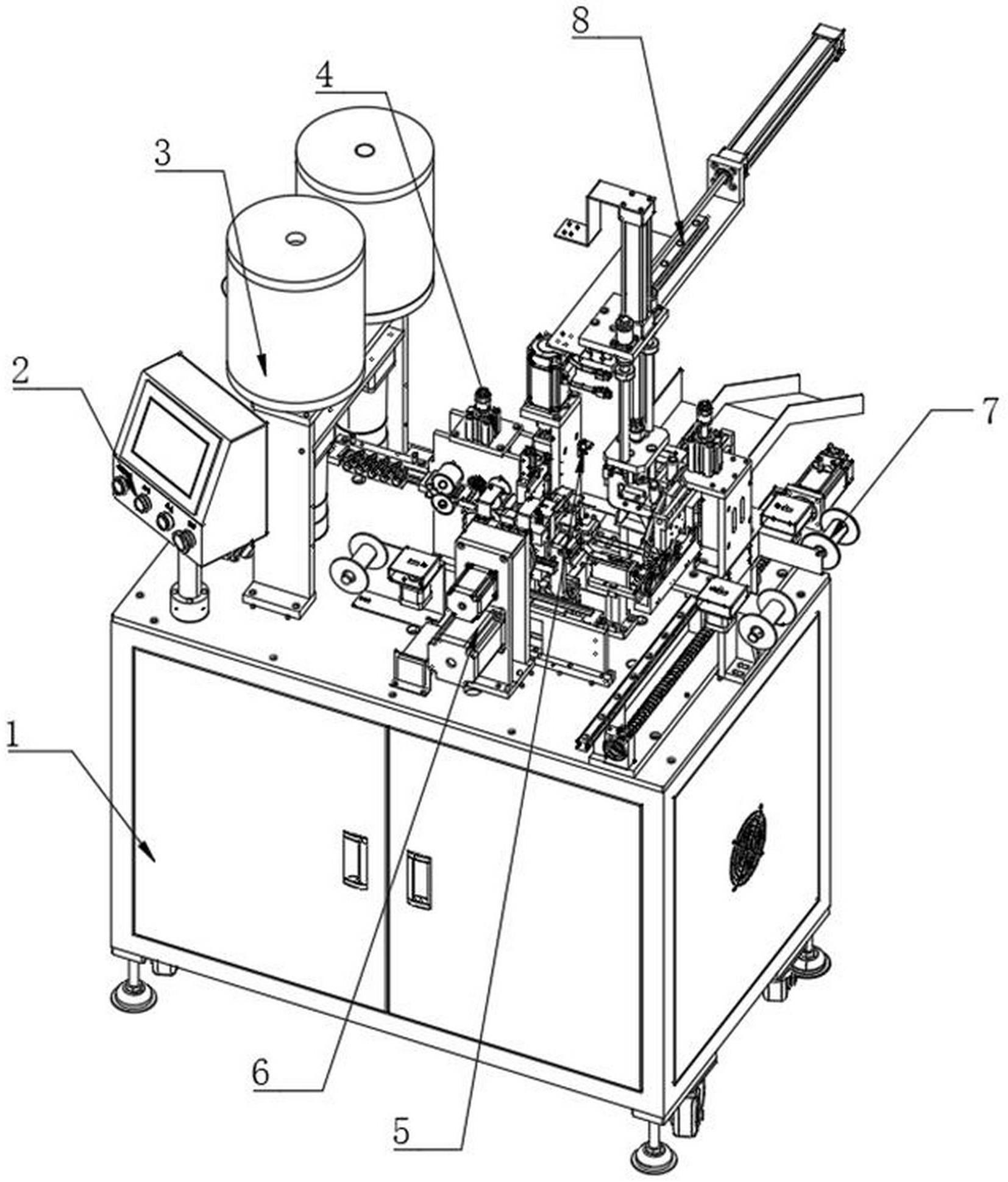 一种双线喇叭单头浸锡单头焊线机的制作方法