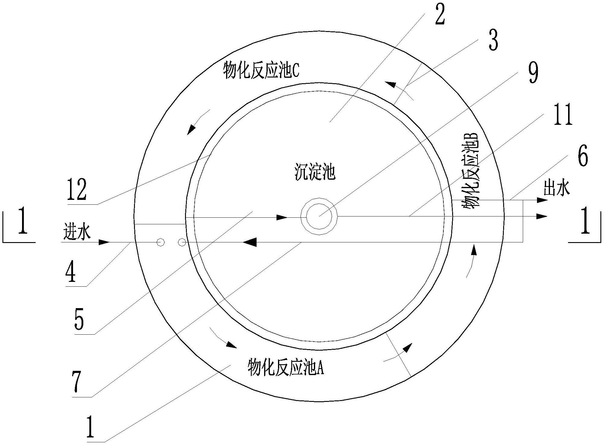 一种内外叠加反应沉淀处理装置的制作方法