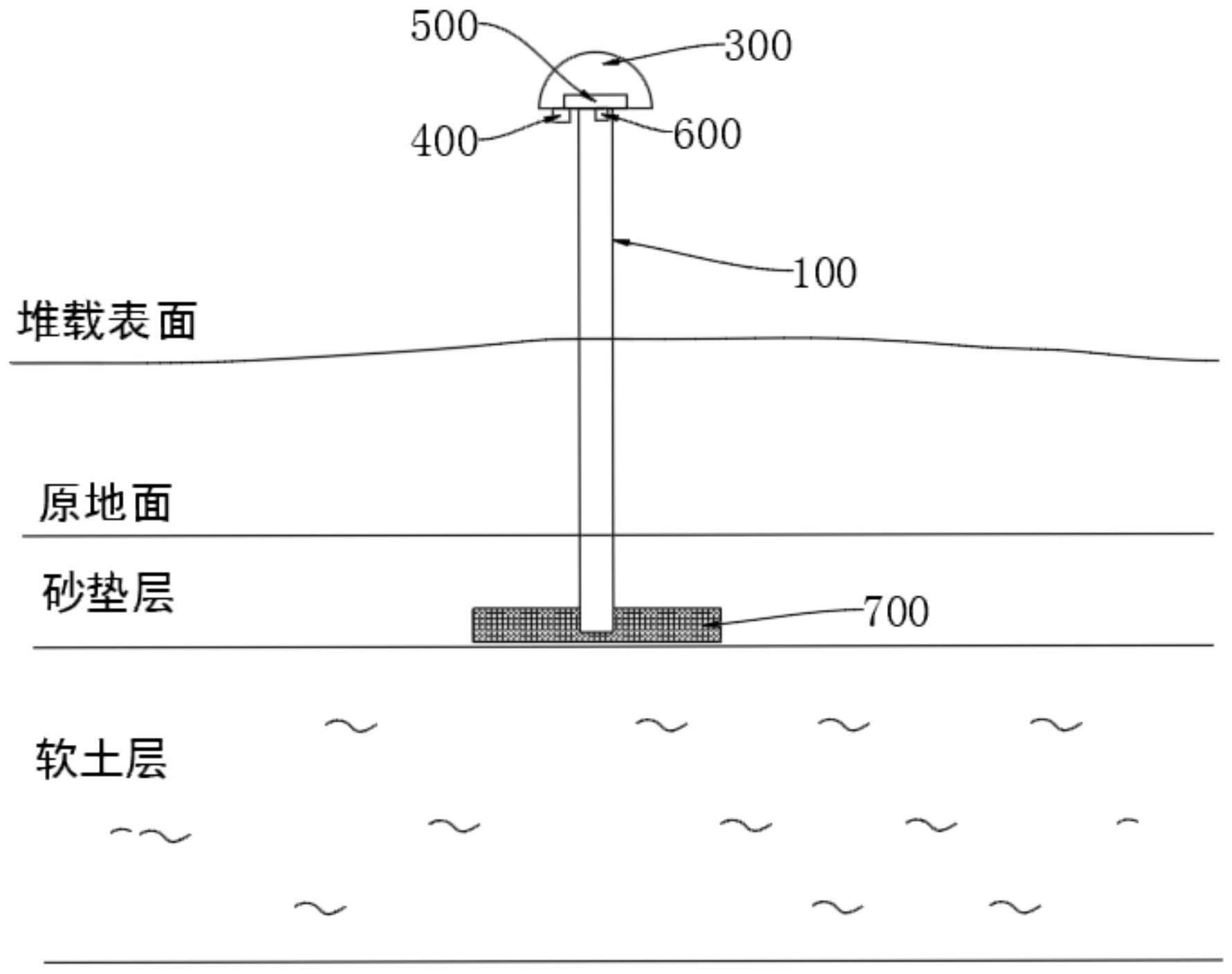 堆载预压沉降自动监测、工况记录及修正装置及监测方法与流程