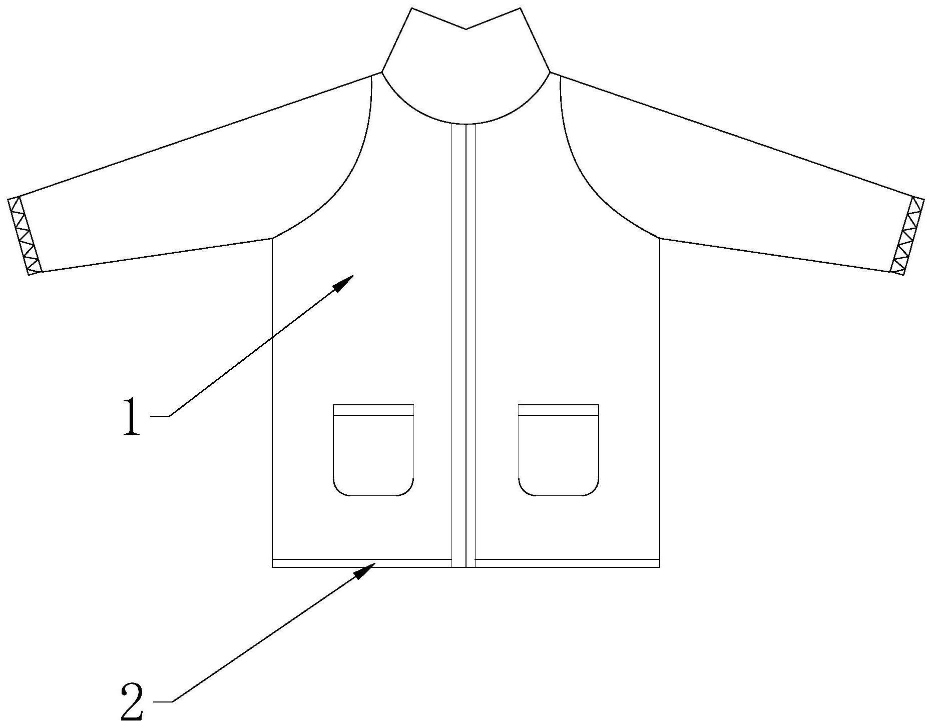 一种具有温度调控的鹅绒羽绒服的制作方法