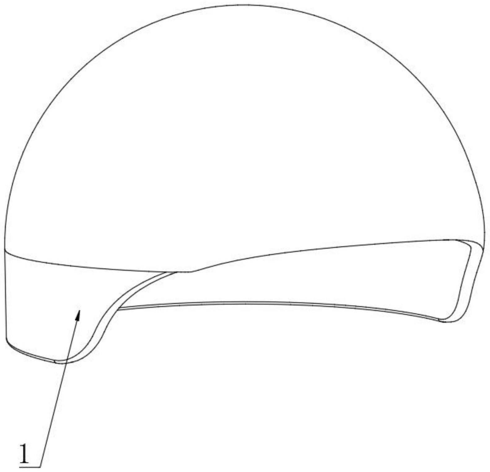 一种环保型骑行头盔外壳结构的制作方法