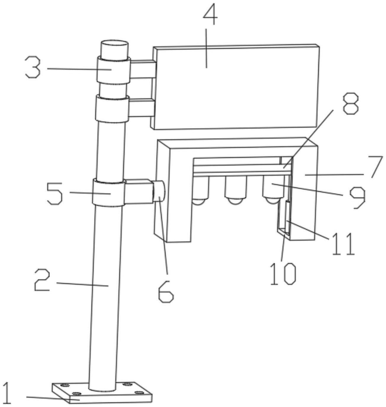 一种带有灯光投影指示效果的公路指示牌的制作方法