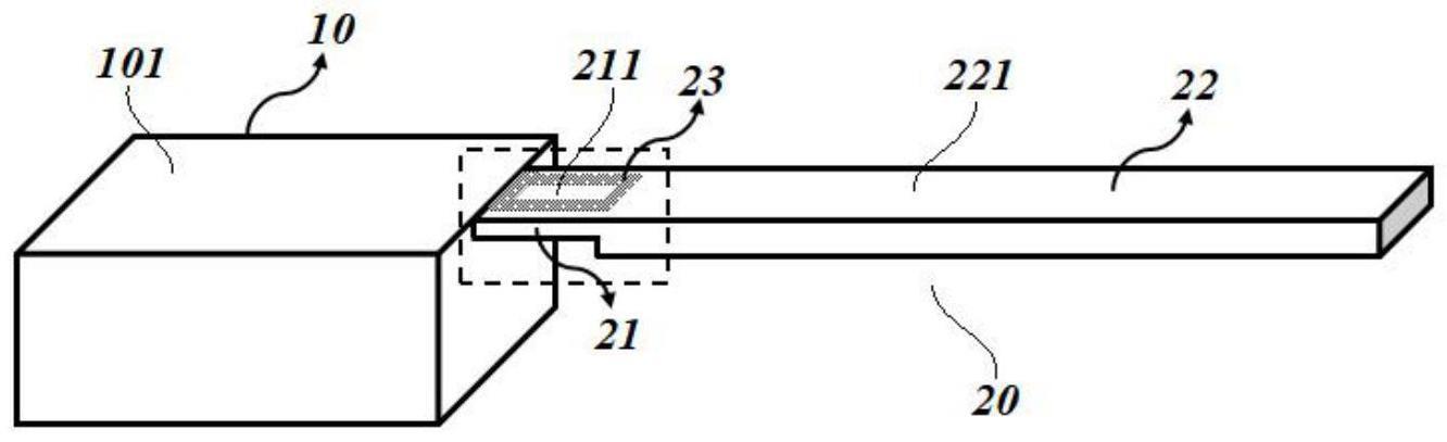 变刚度悬臂梁传感器结构、阵列及制作方法