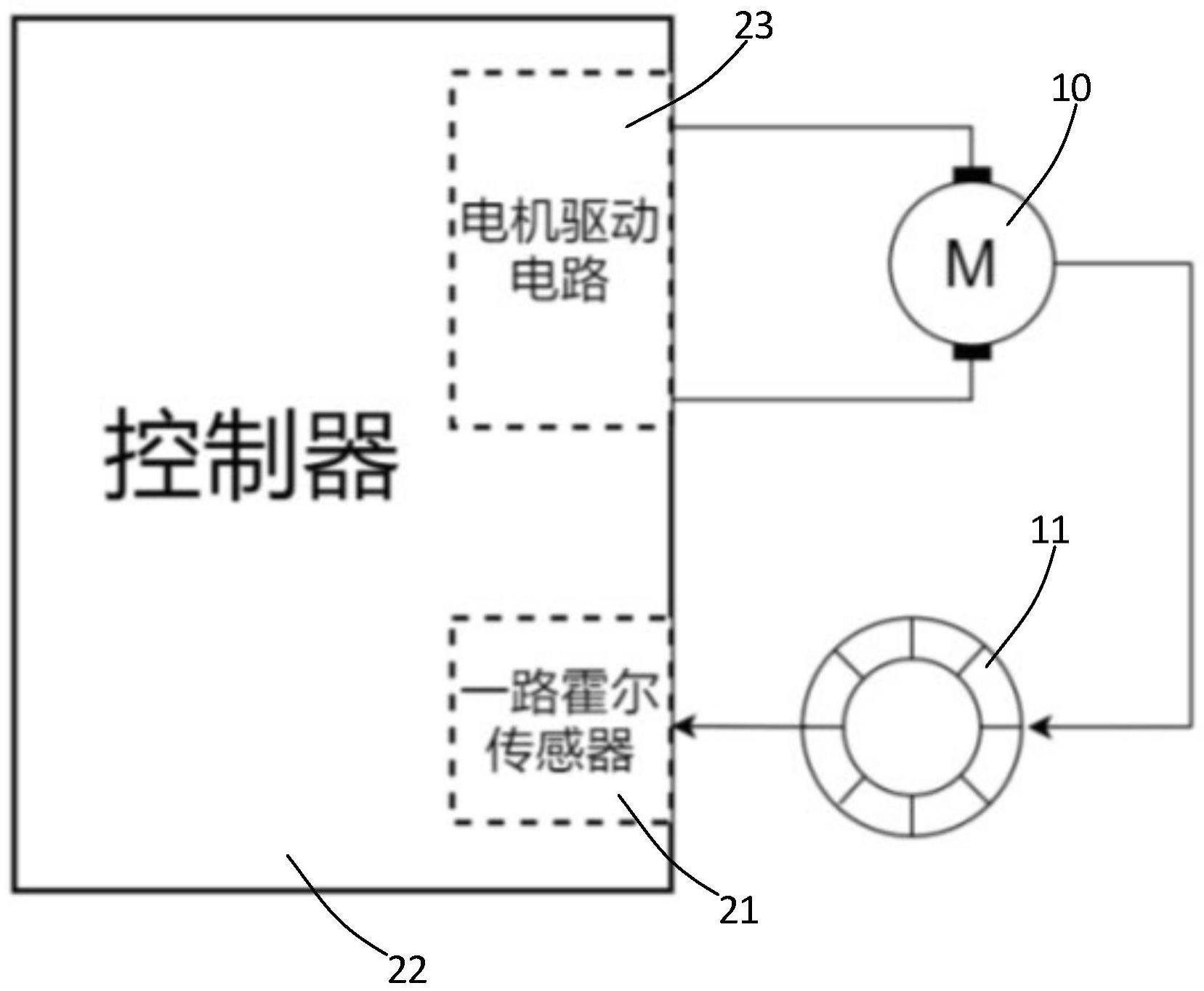 汽车上防夹电机换向的判断方法及系统与流程