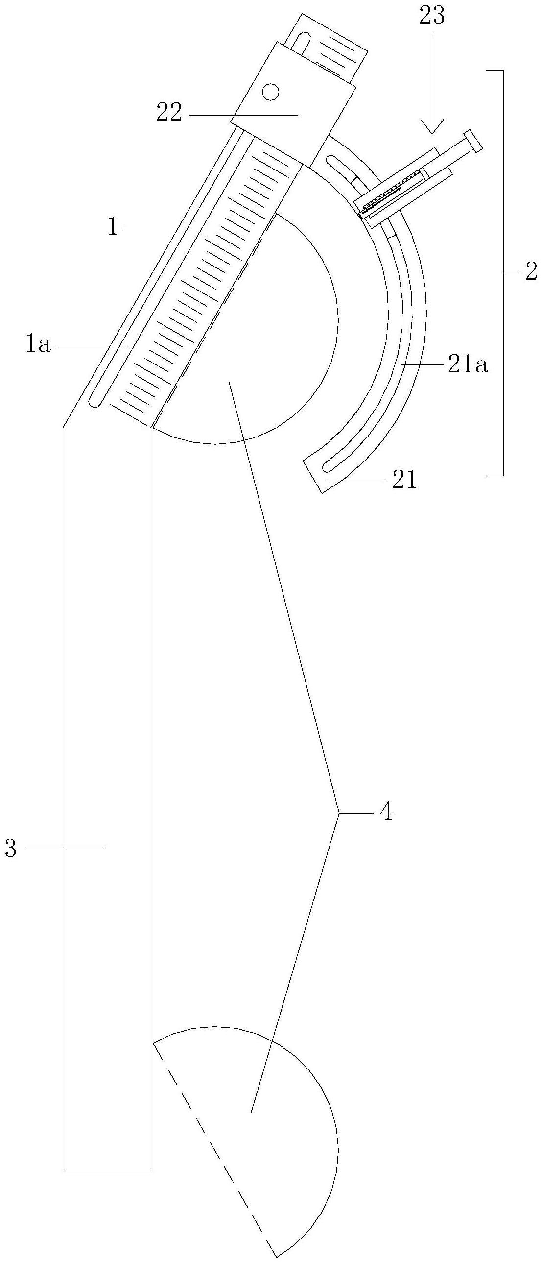 一种立体卷铁芯卷绕外壁尺寸测量工具的制作方法