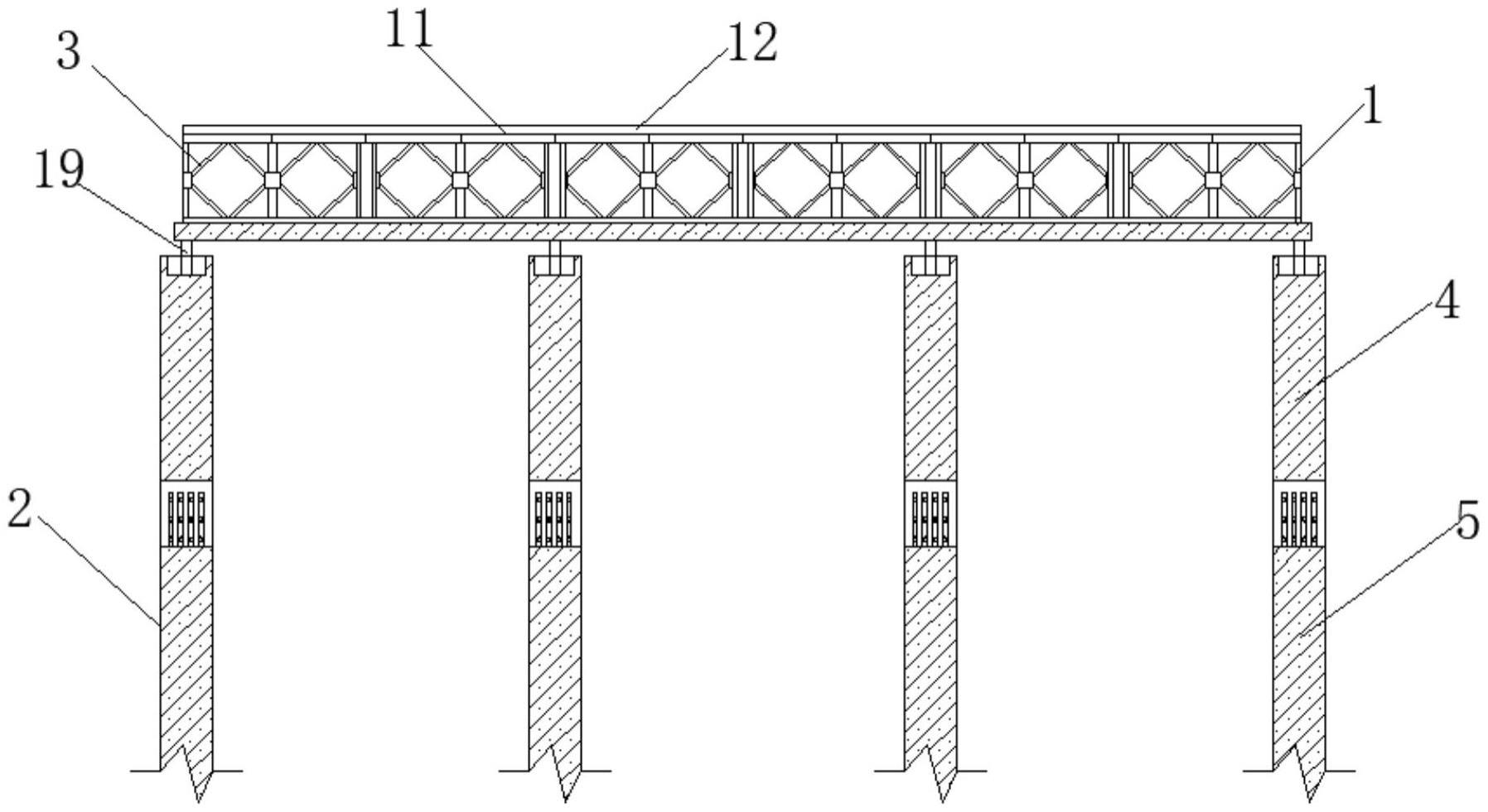 稳定性高的钢栈桥的制作方法