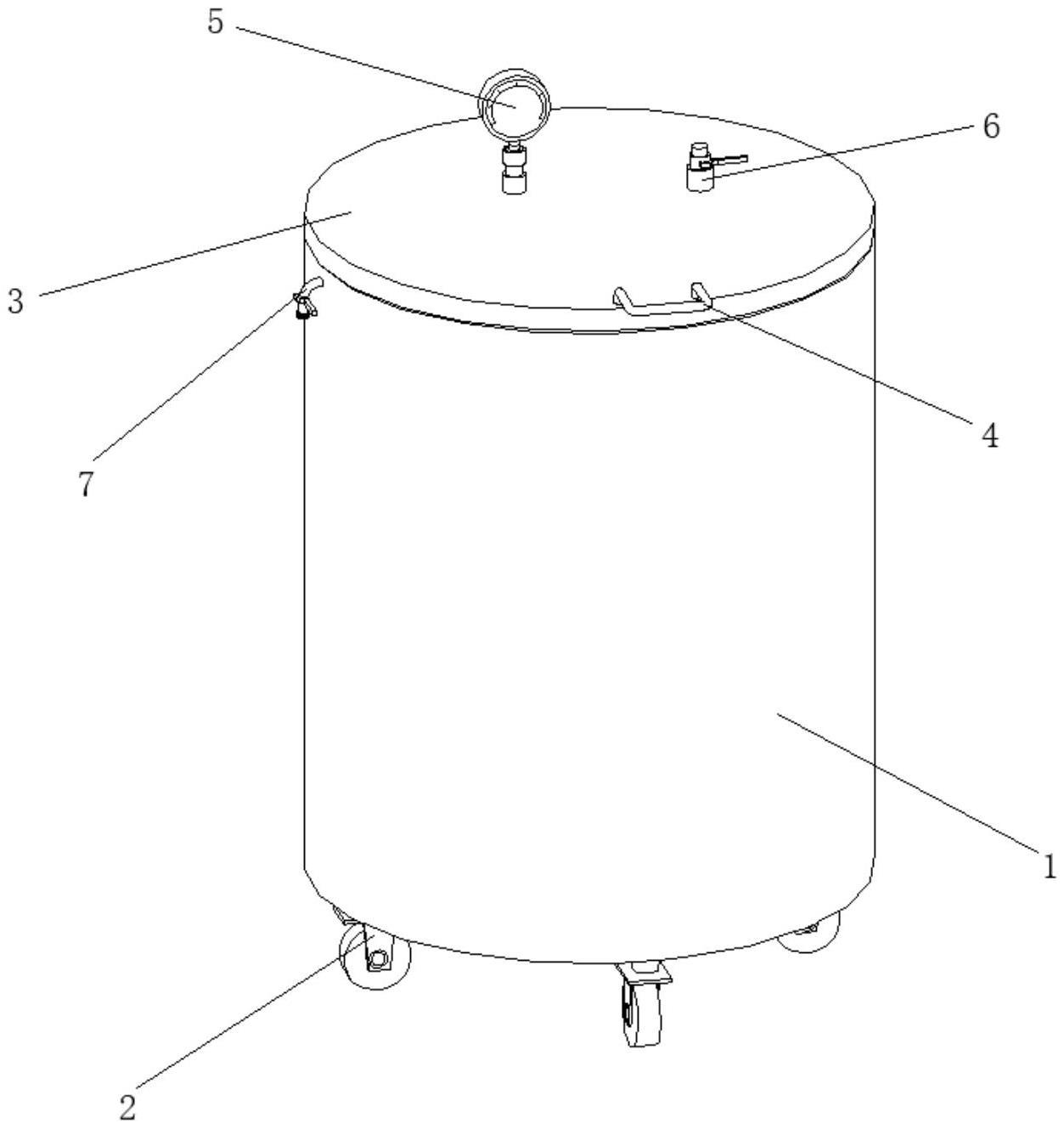 一种利于电容器存放的真空保压桶的制作方法
