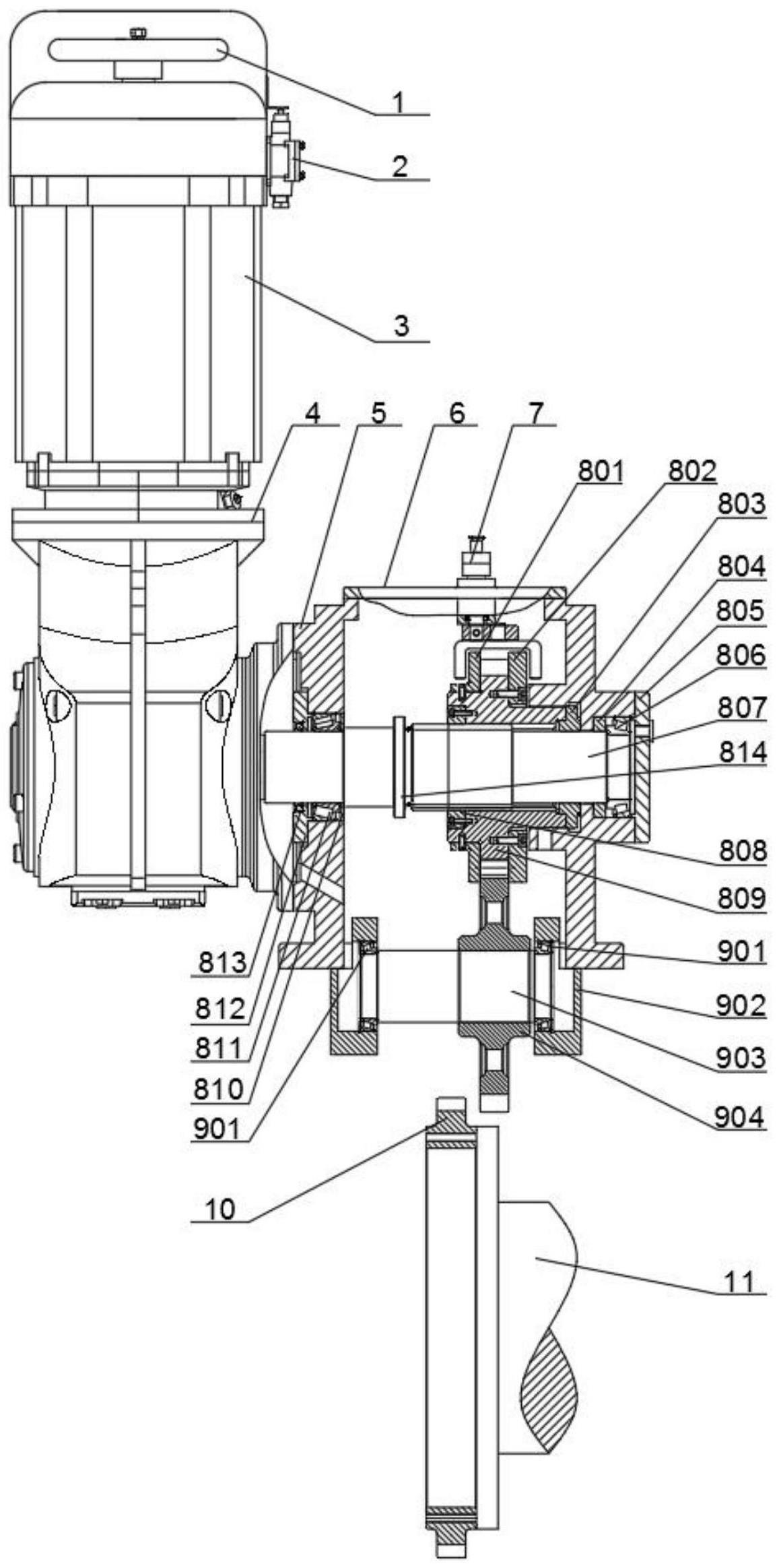 一种轴流压缩机组用全自动盘车装置的制作方法