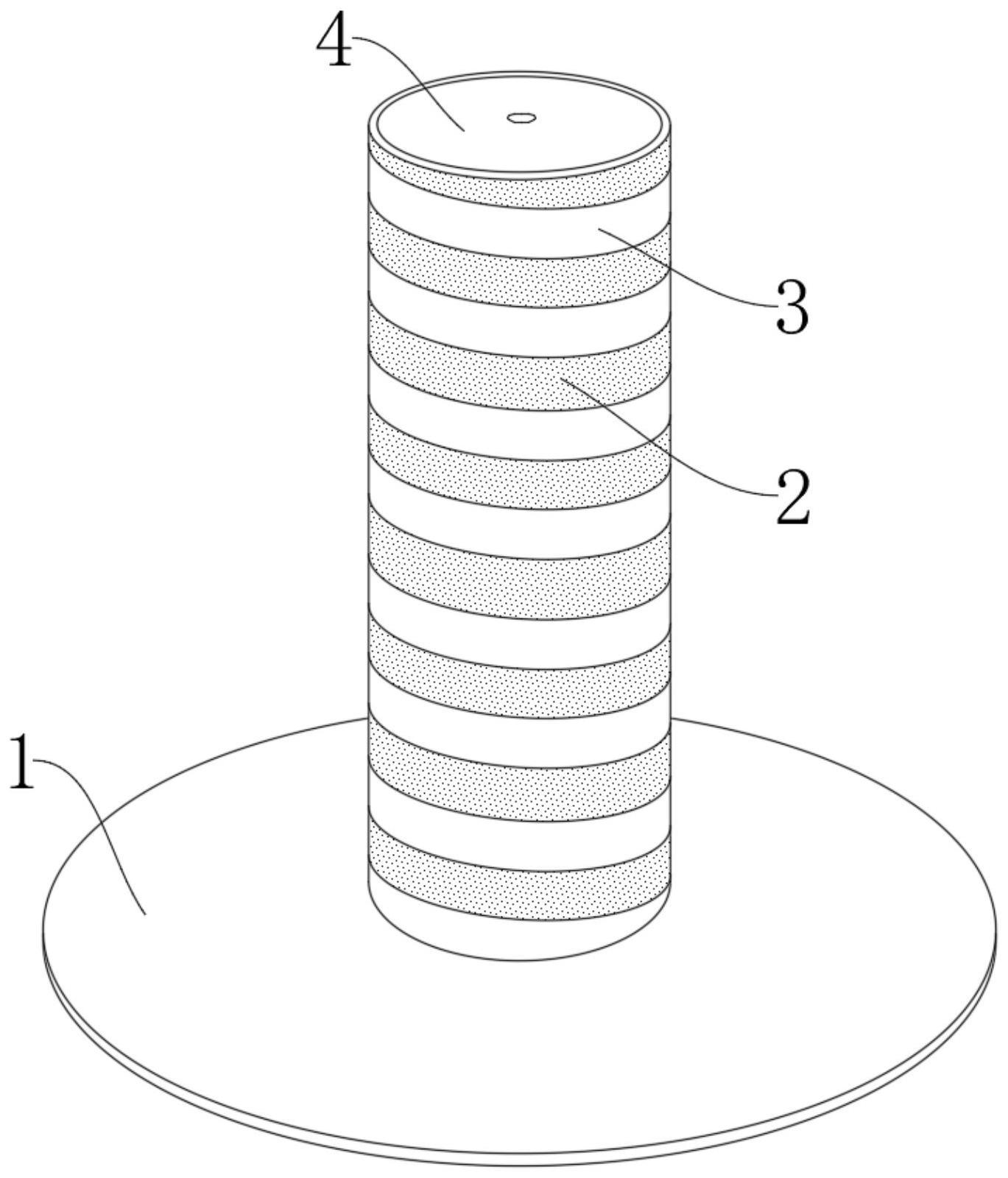一种应用新材料的圆柱螺旋天线的制作方法