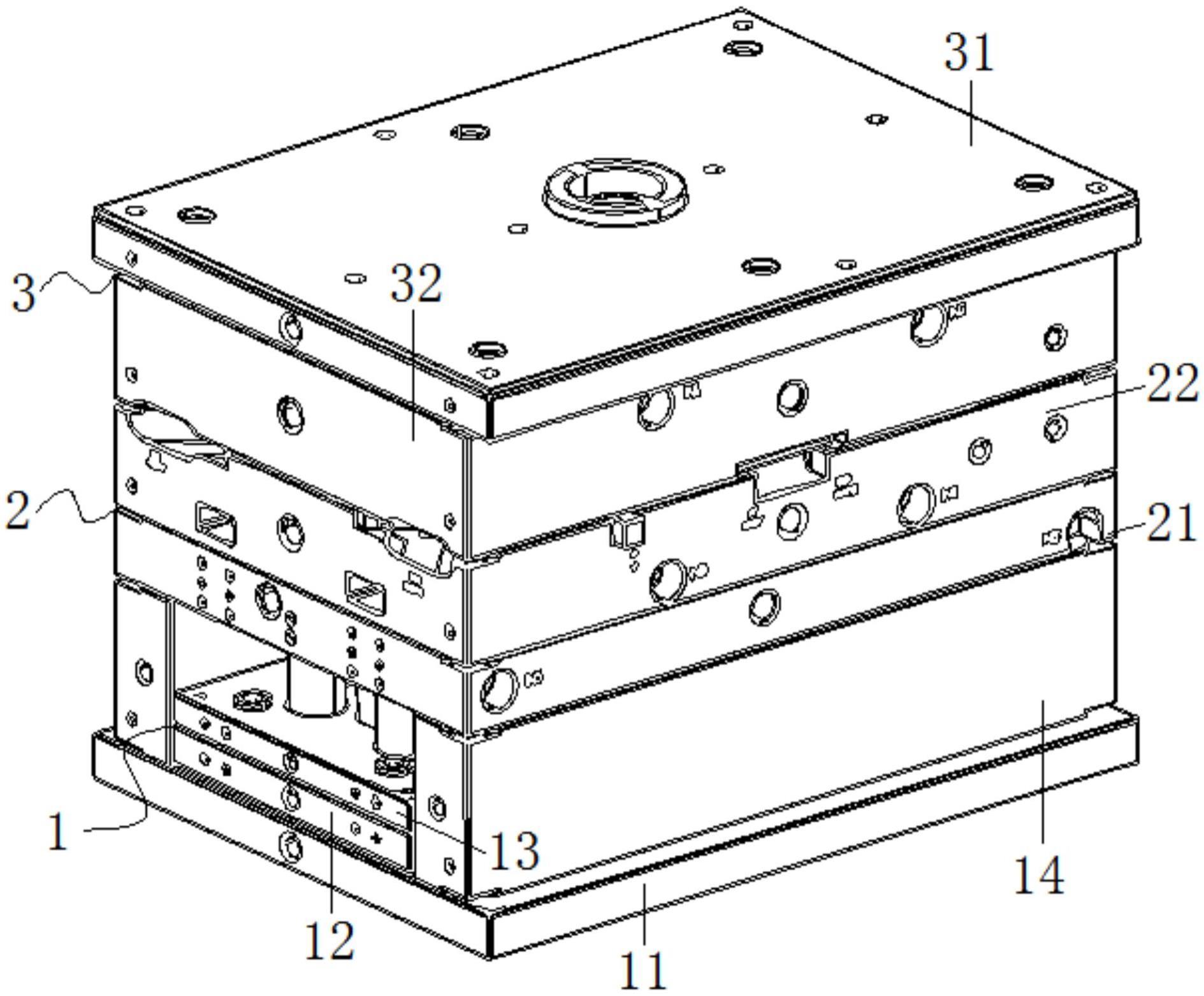 一种简易成型钻石纹的加工模具的制作方法