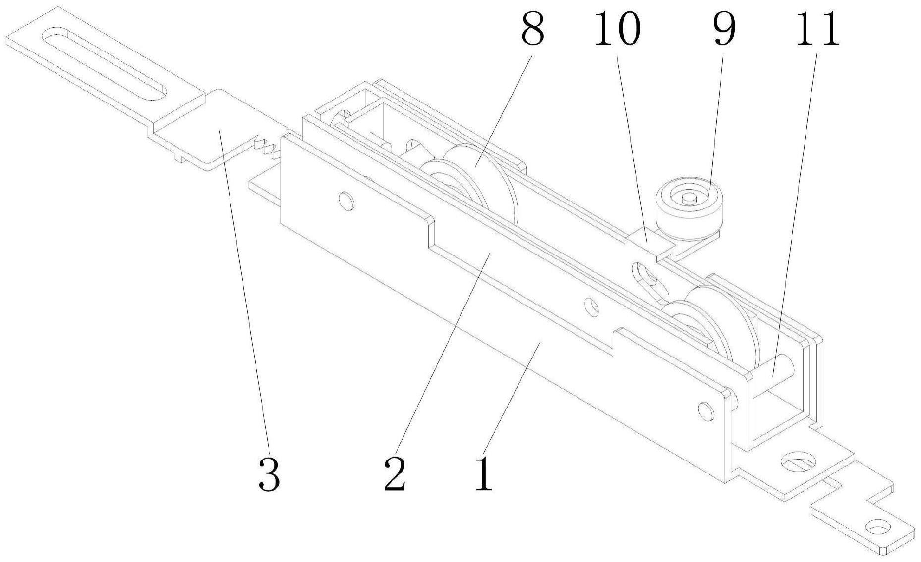 一种平移滑动结构及包括该平移滑动结构的推拉窗的制作方法