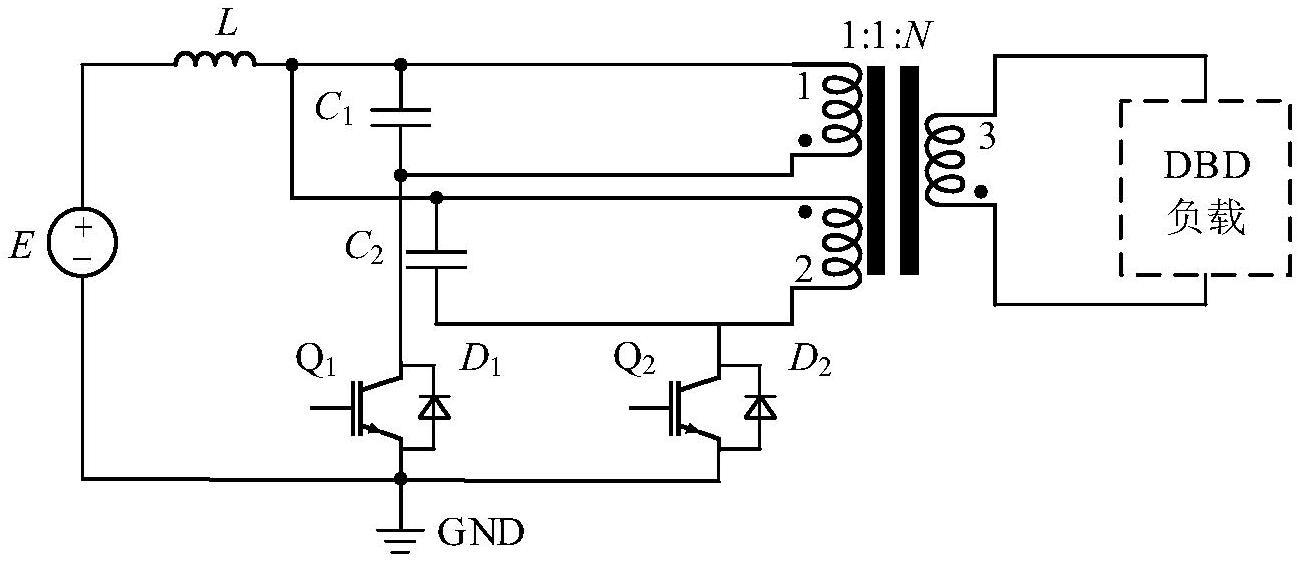 适用于DBD负载的双极性间歇型脉冲供电电源